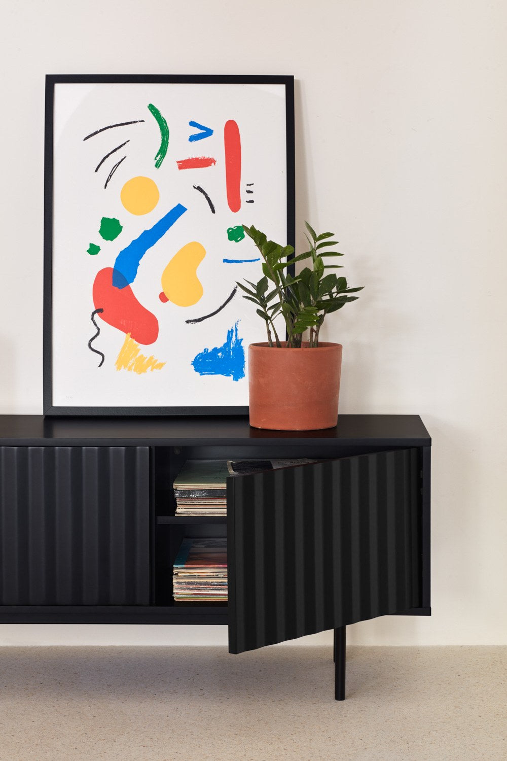Mueble TV SIERRA 3P | Teulat - Negro (extra 2)