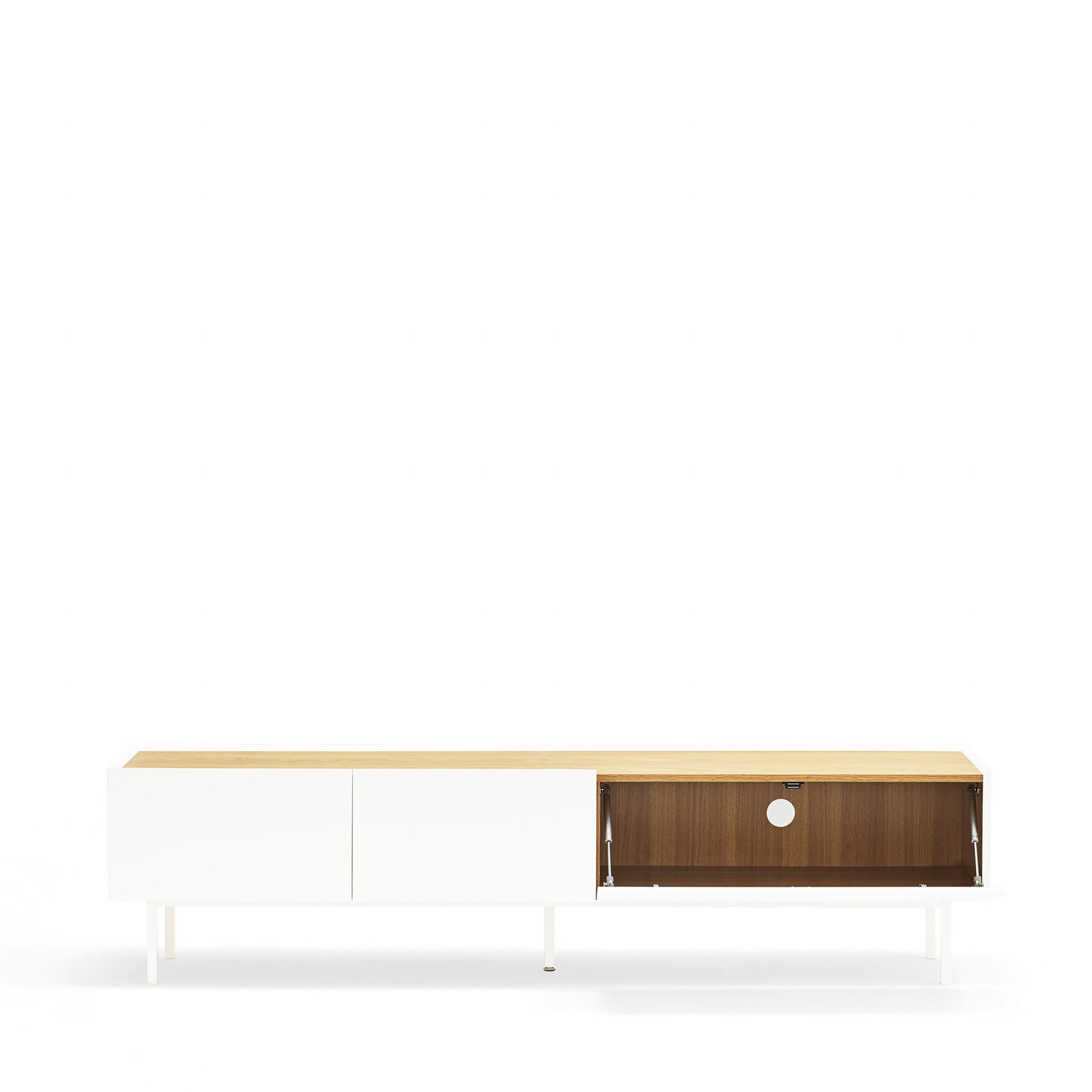 Mueble TV Arista ambiente blanco minimalista - Teulat