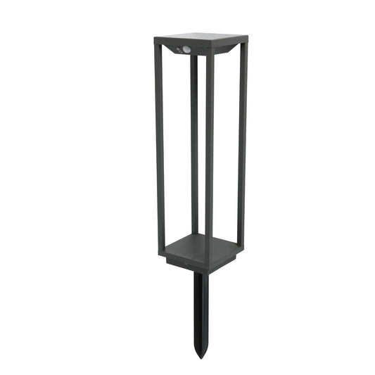 Baliza solar exterior Faro SAURA LED 2W con sensor PIR