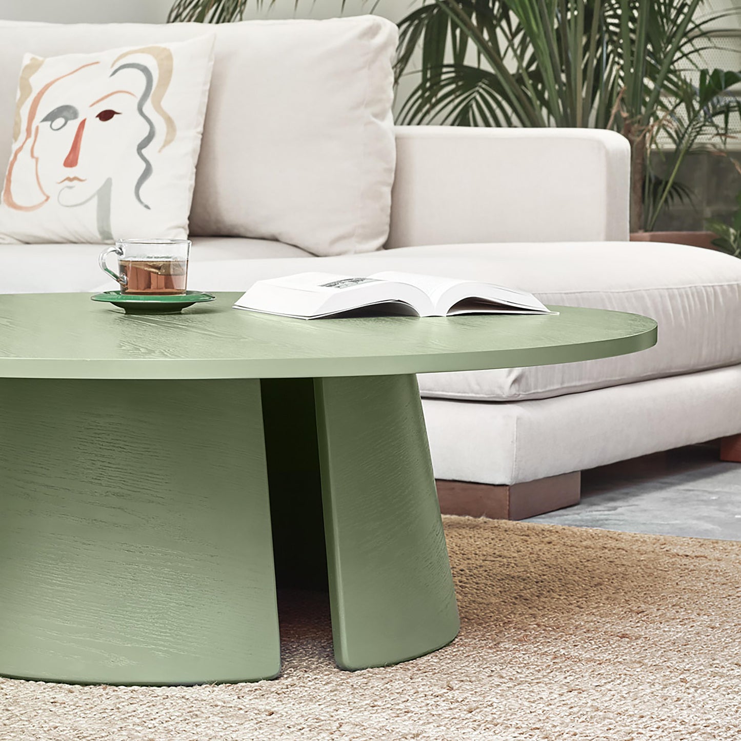 Mesa de Centro Cep 110 cm | Teulat - Verde (extra 2)