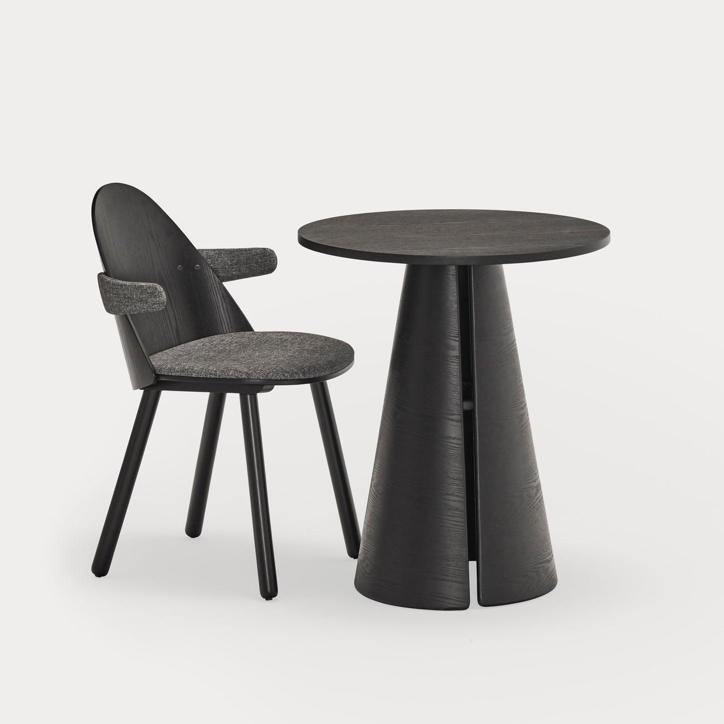 Mesa Auxiliar Alta Cep 65 cm | Teulat - Negro