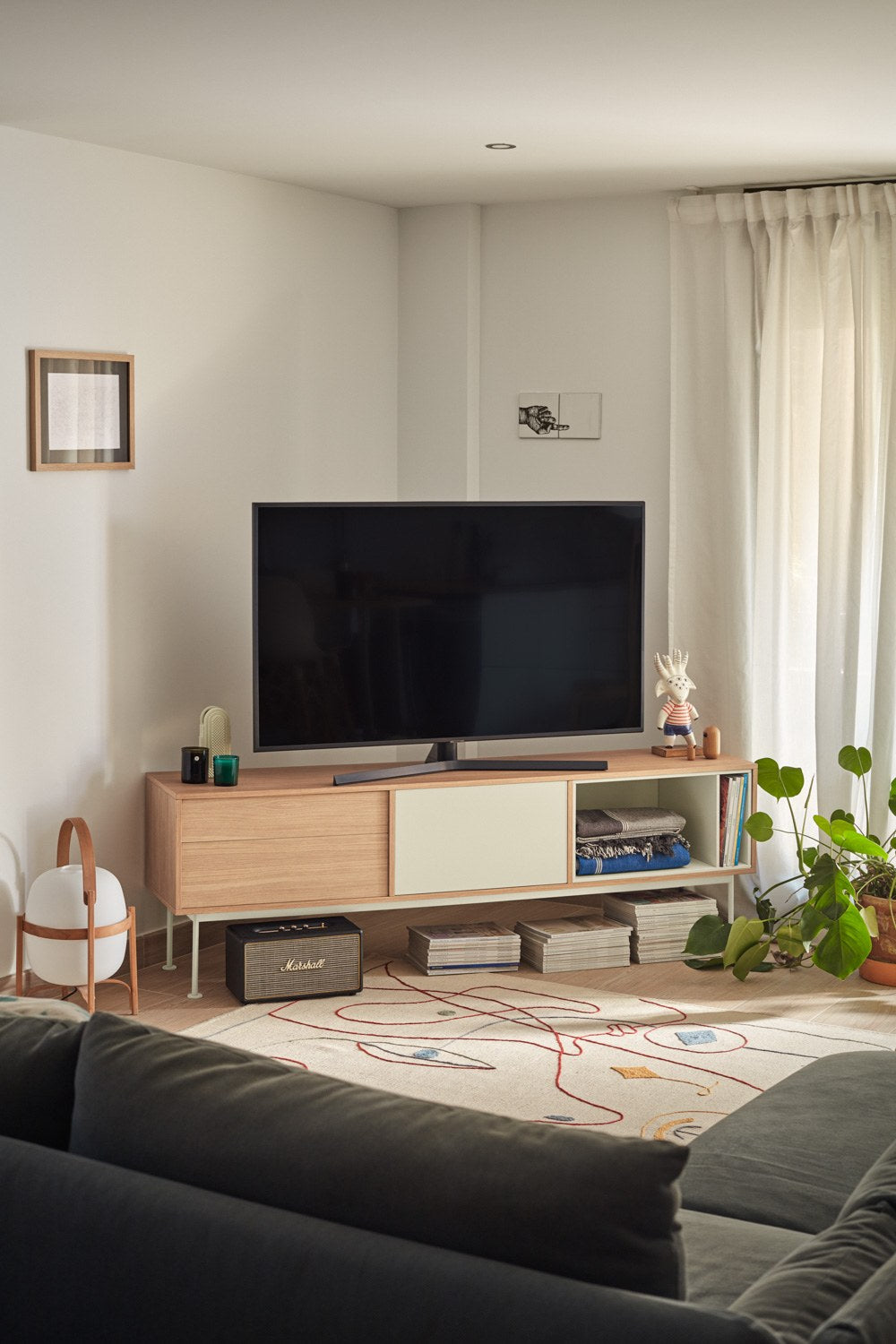 Mueble TV YOKO 1P2C | Teulat - Crema (extra 2)