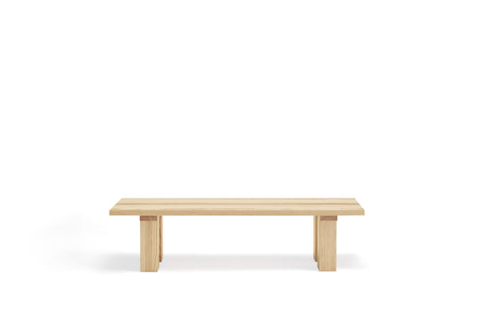 Banco Banda 180 cm en Pino Macizo | Teulat - Pino natural
