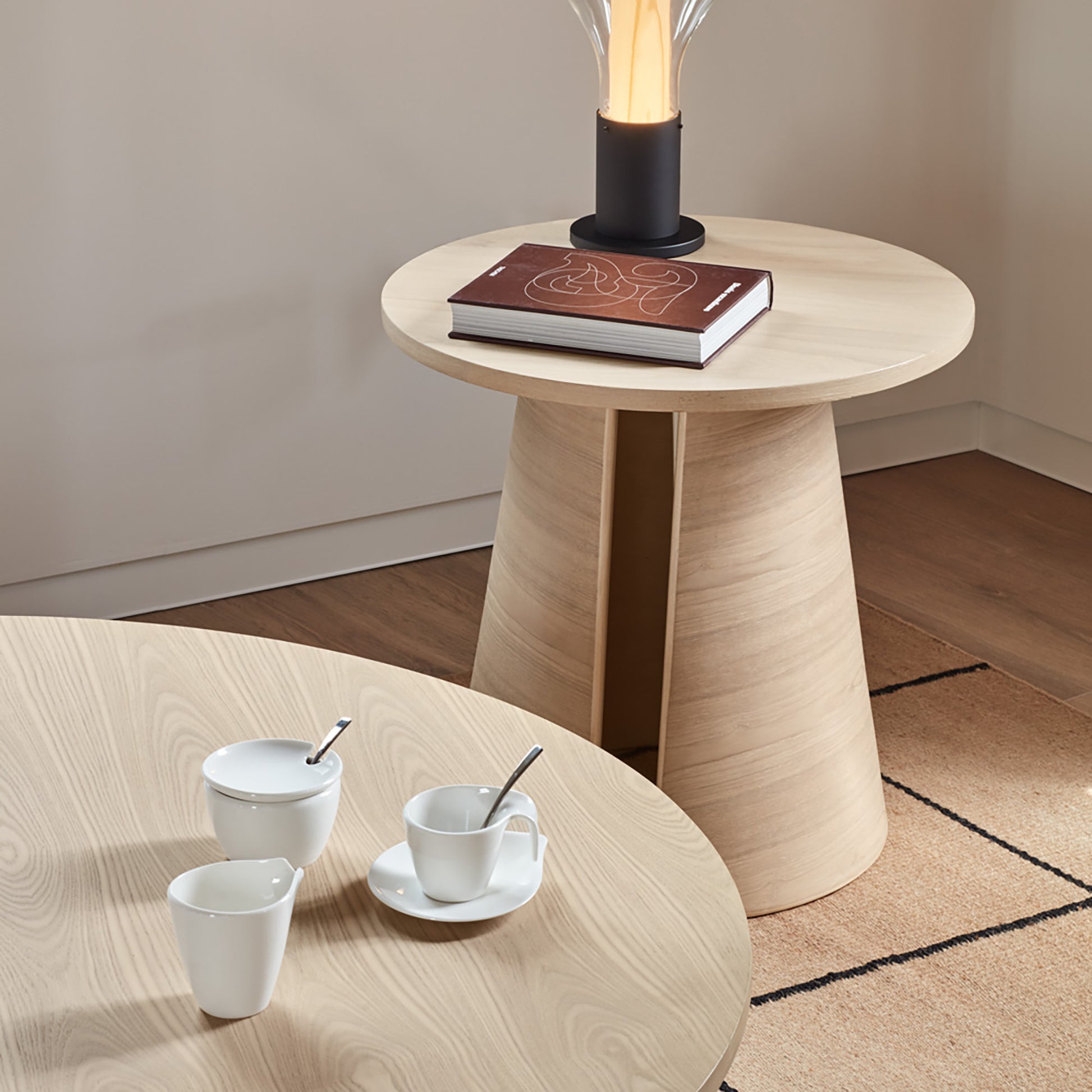 Mesa Auxiliar Cep 50 cm | Teulat - Natural claro (vista extra)