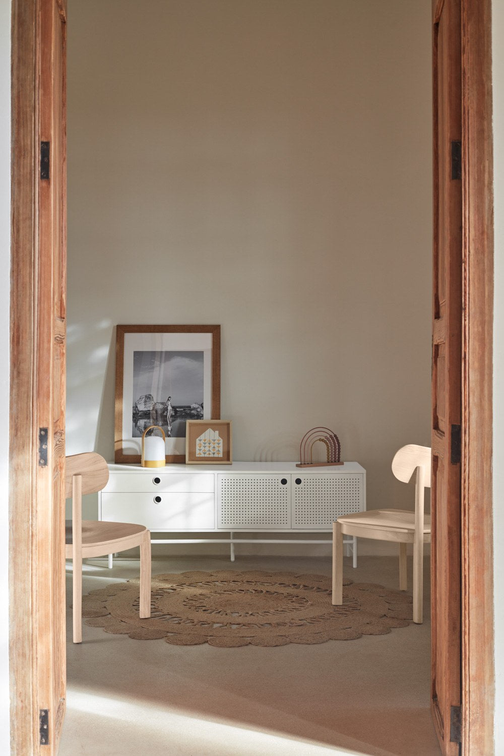 Mueble TV PUNTO 2P2C 140 cm | Teulat - Blanco (extra 2)