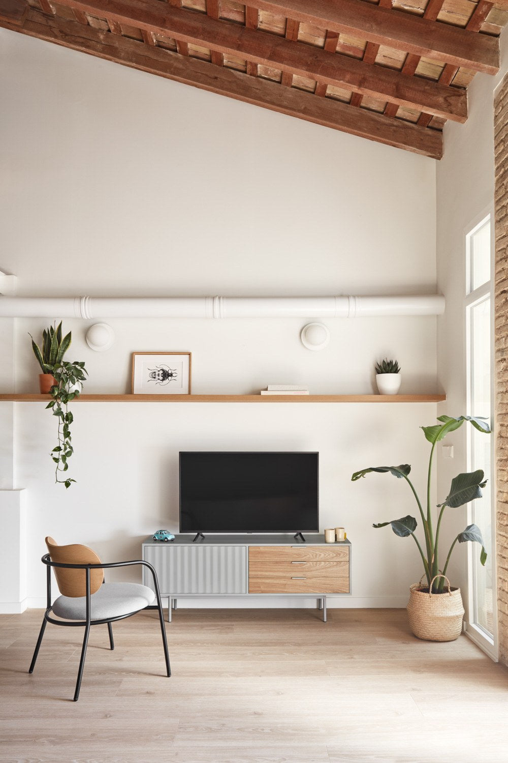 Mueble TV SIERRA 1P3C | Teulat - Gris claro (extra 2)