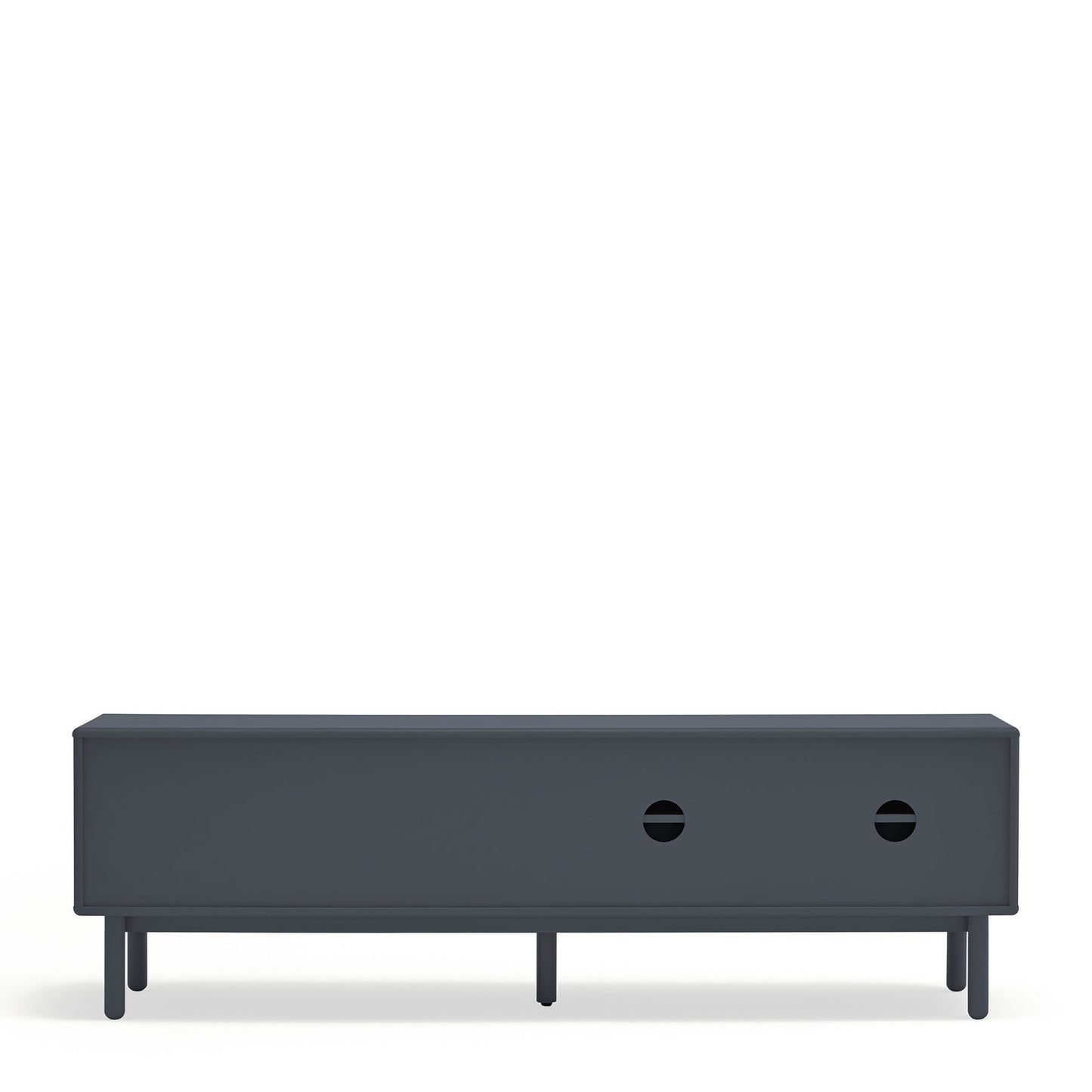 Mueble TV Corvo salón nórdico contemporáneo - Teulat gris