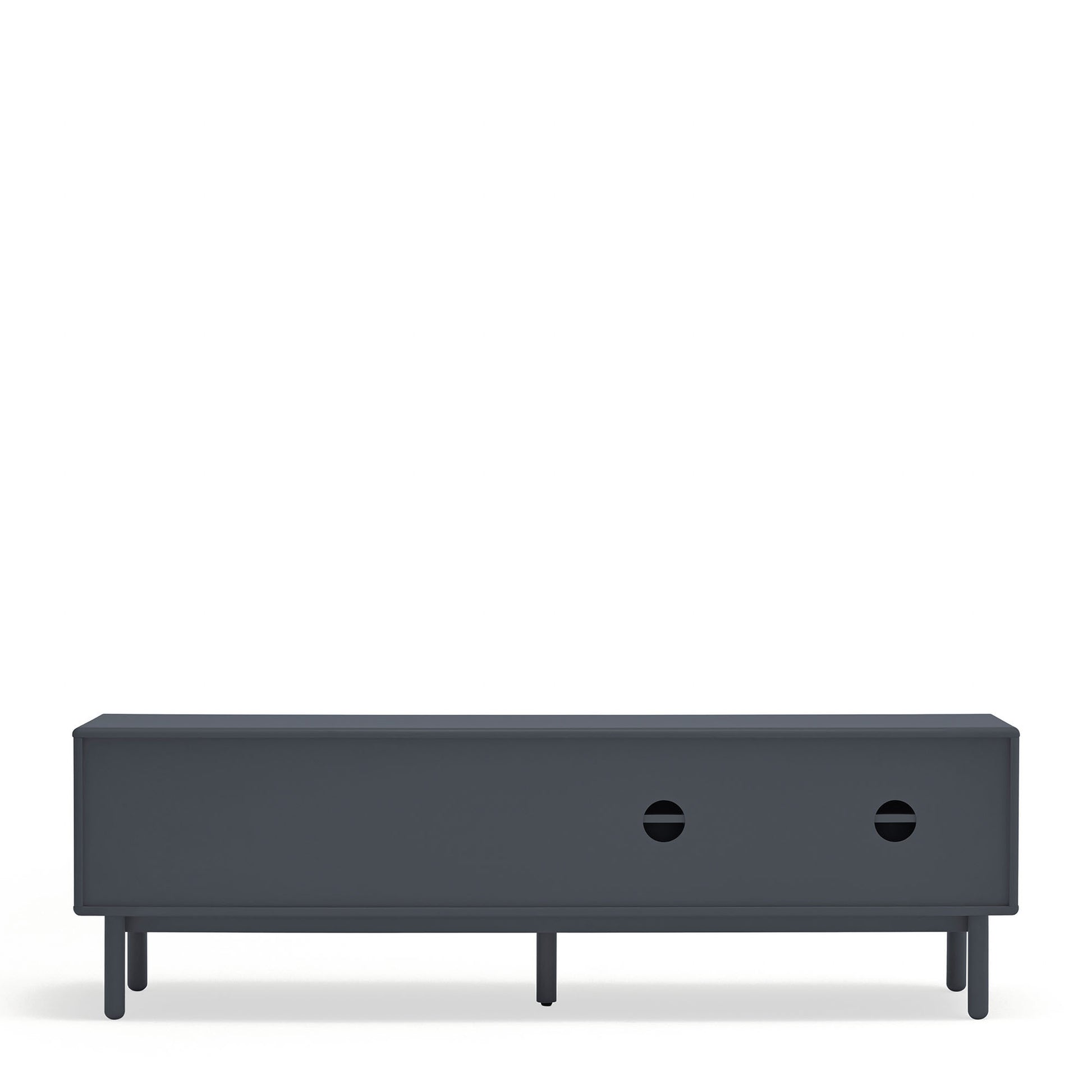 Mueble TV Corvo salón nórdico contemporáneo - Teulat gris