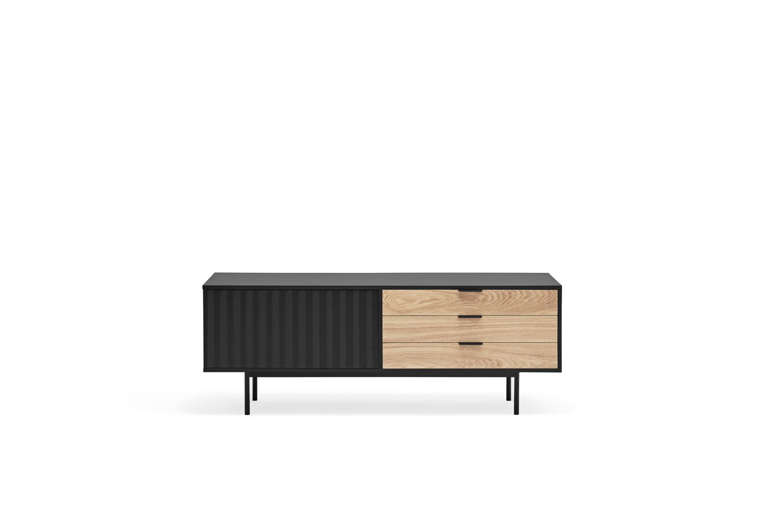 Mueble TV SIERRA 1P3C | Teulat - Negro (extra 2)