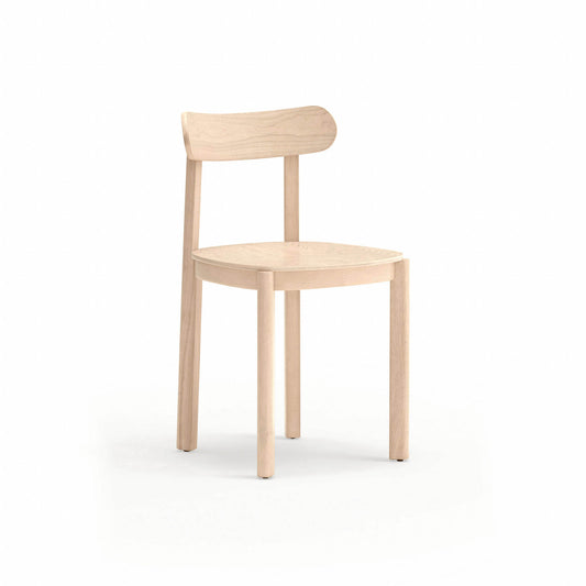 Silla Nara Teulat Fresno Natural Minimalista | Madera Comedor Contemporáneo