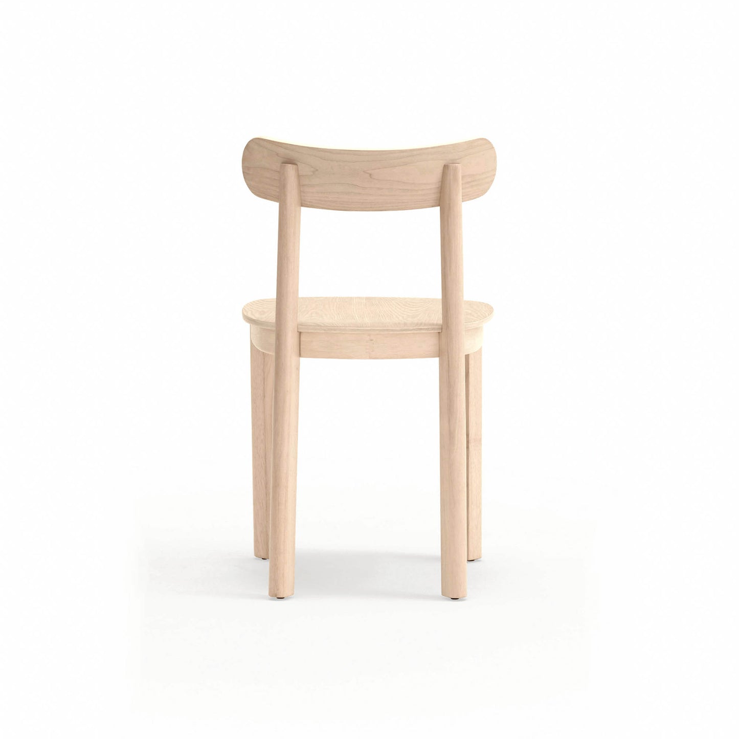 Silla Nara Teulat Fresno Natural Minimalista | Madera Comedor Contemporáneo