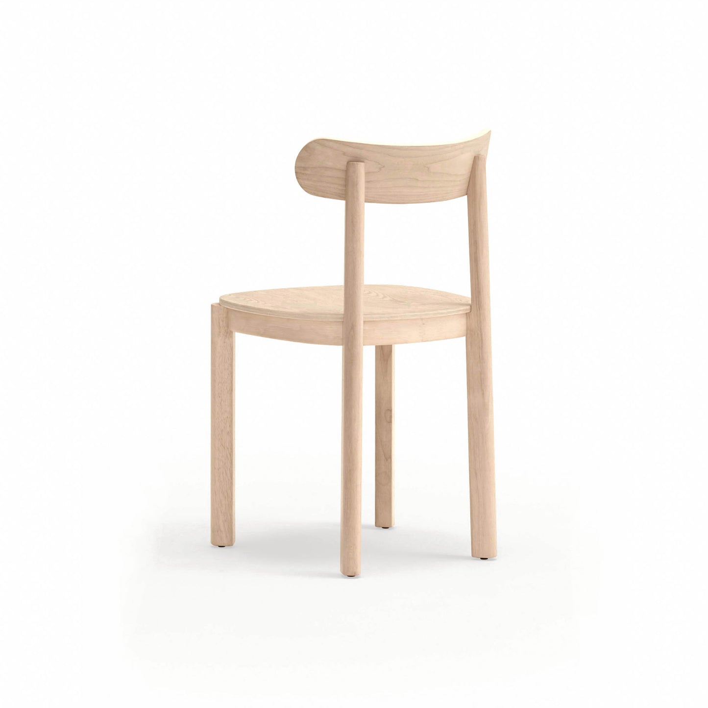 Silla Nara Teulat Fresno Natural Minimalista | Madera Comedor Contemporáneo