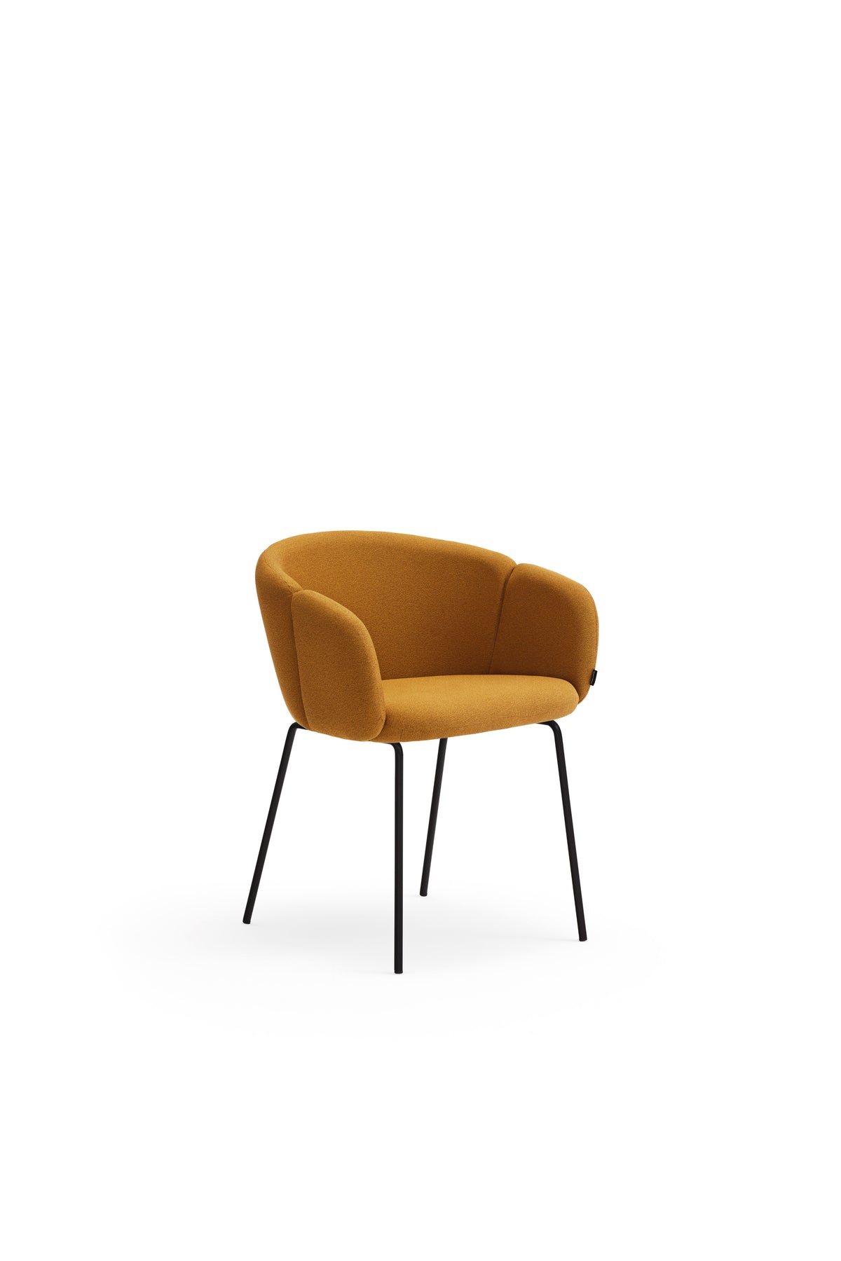 Silla Add con reposabrazos Teulat en mostaza