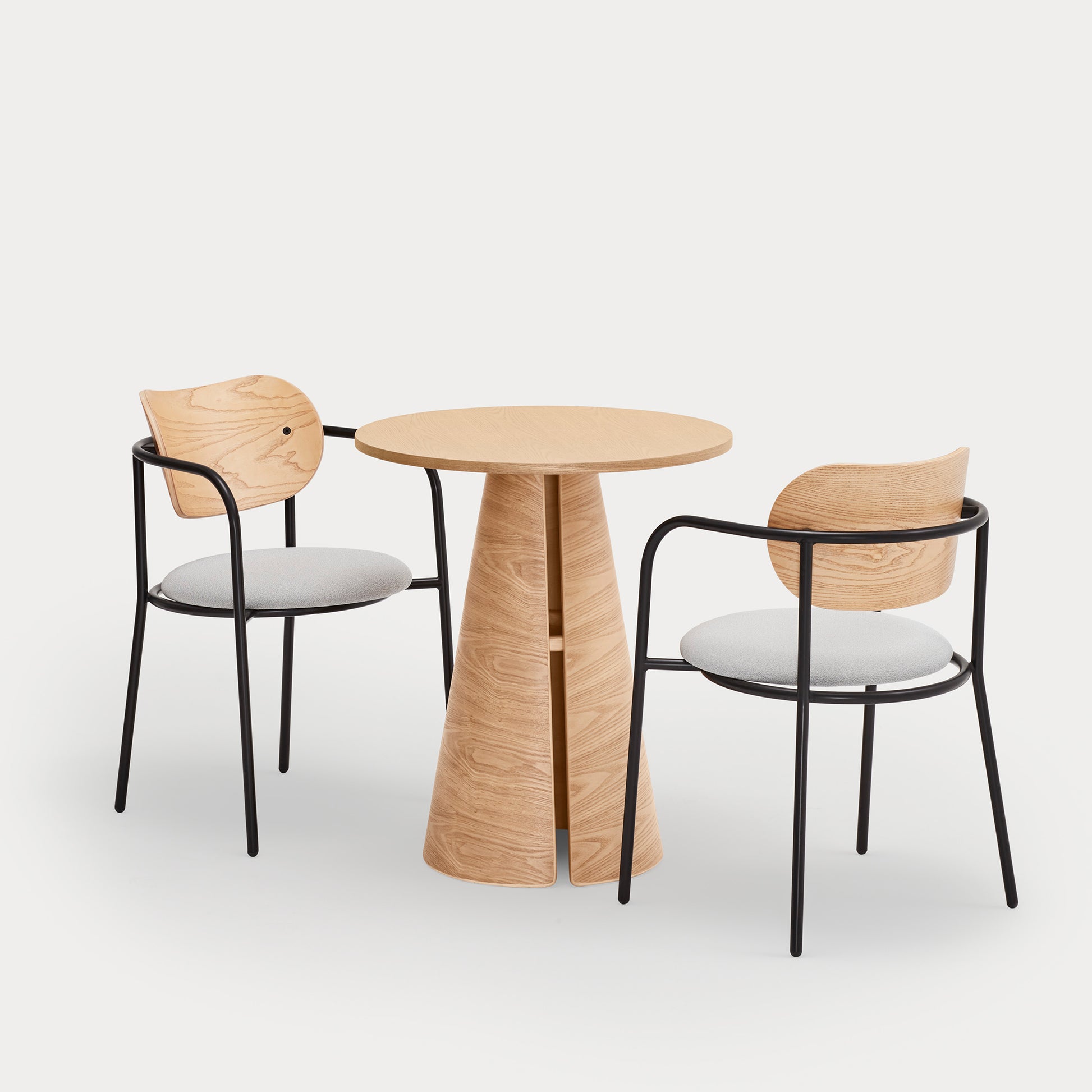 Mesa Auxiliar Alta Cep 65 cm | Teulat - Roble (vista extra)