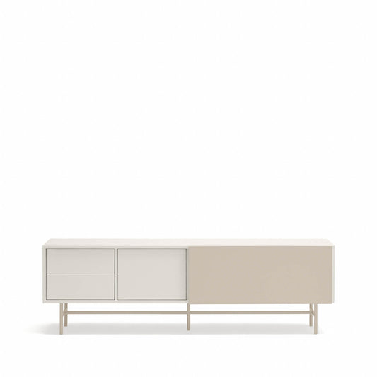 Mueble TV Nube detalle puerta corredera funcionamiento suave