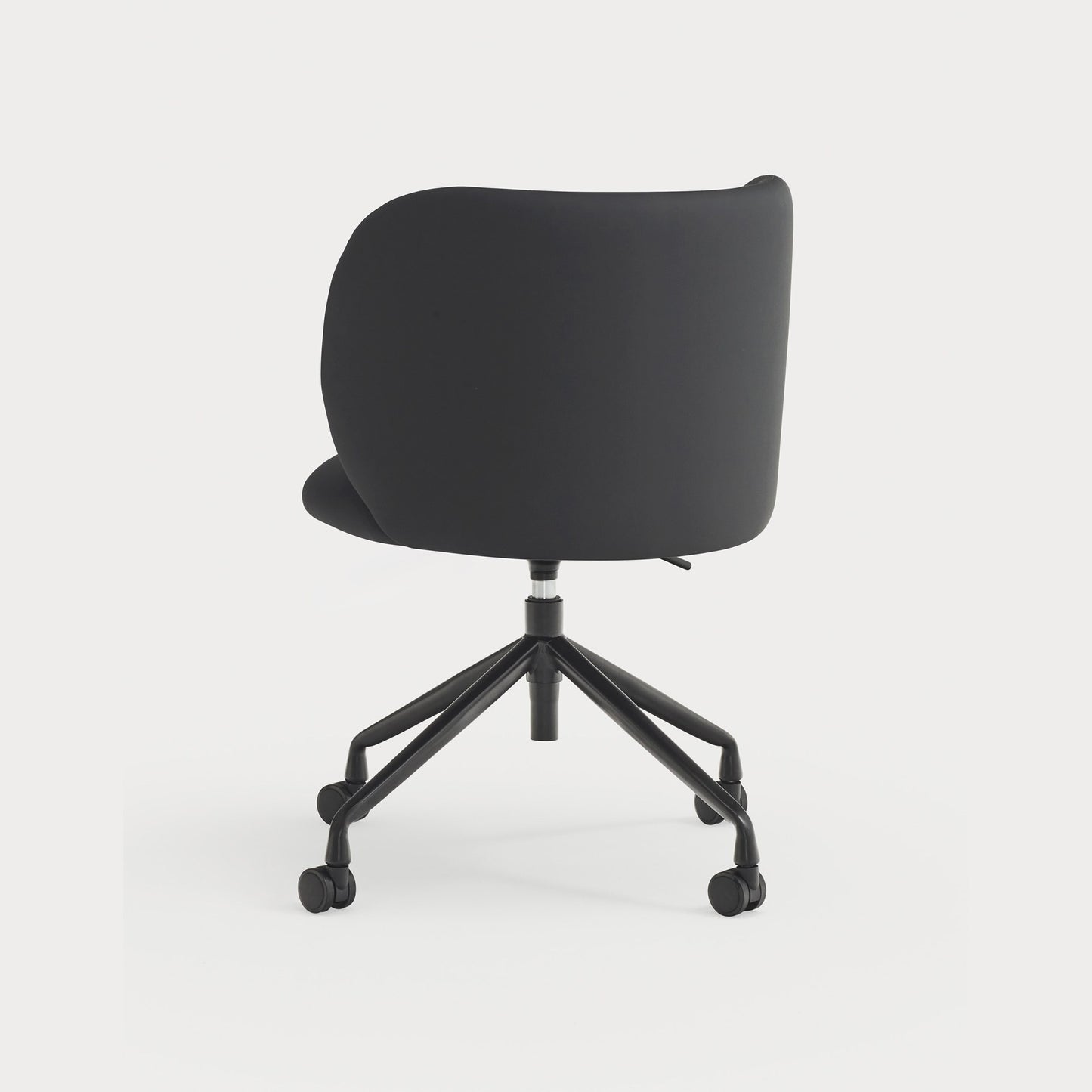 Silla Mogi Teulat con ruedas - PU Negro (extra 2)