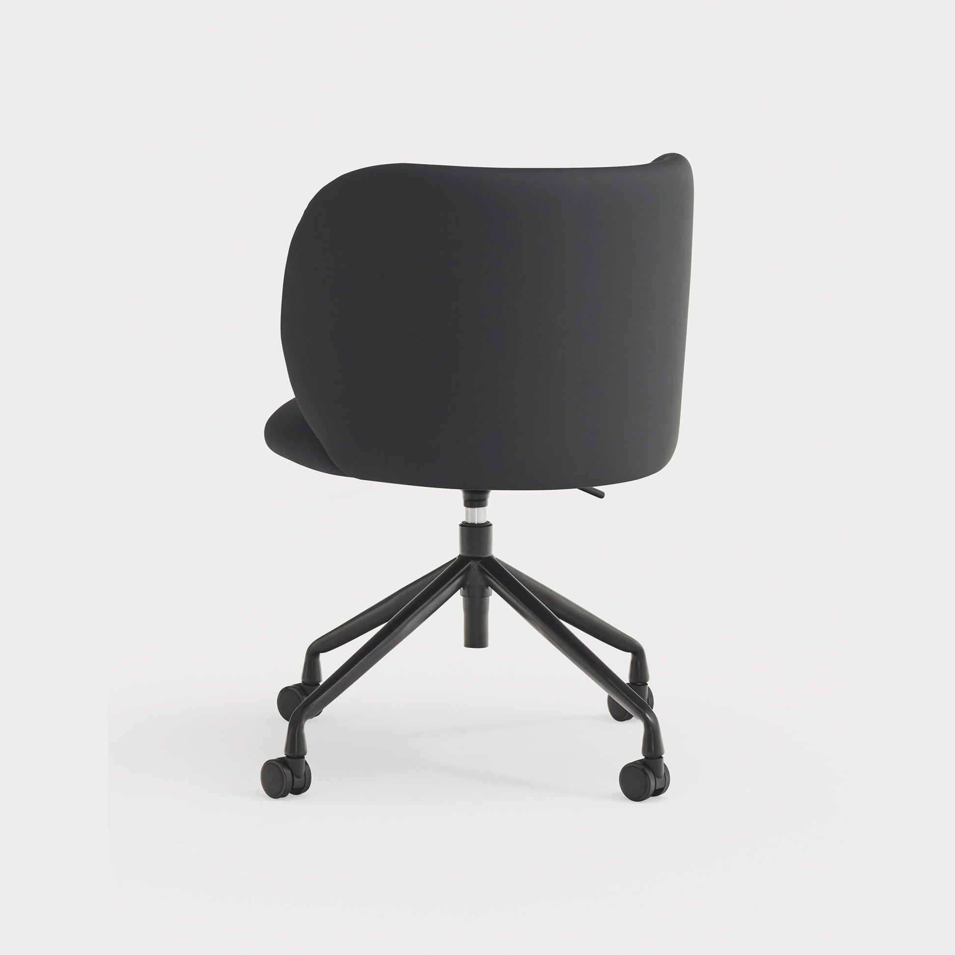 Silla Mogi Teulat con ruedas - PU Negro (extra 2)