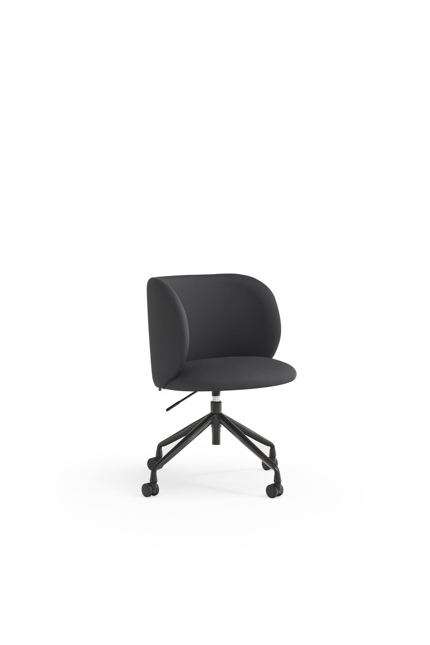 Silla Mogi Teulat con ruedas - PU Negro