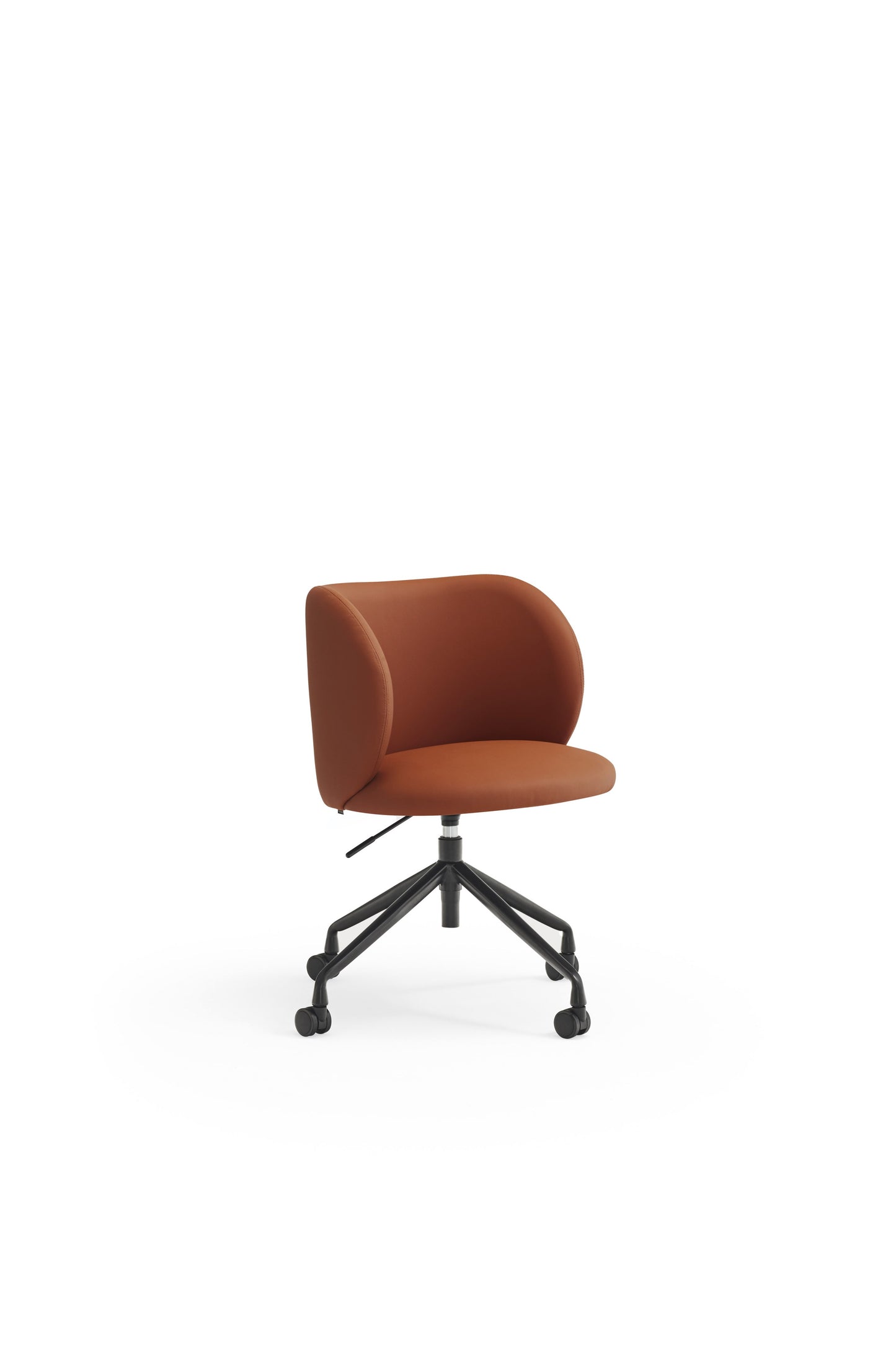 Silla Mogi Teulat con ruedas - PU Terracota