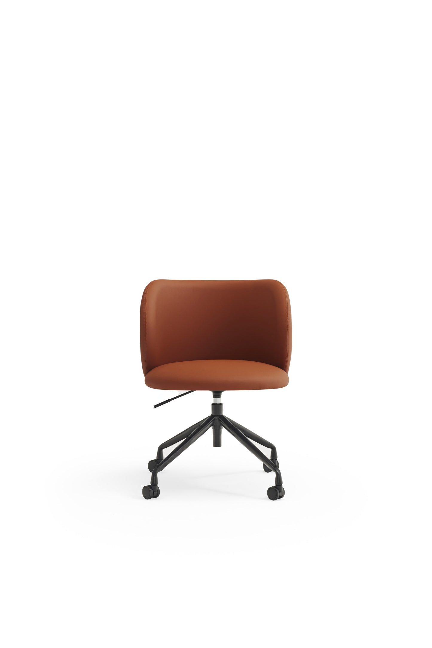 Silla Mogi Teulat con ruedas - PU Terracota (extra 2)