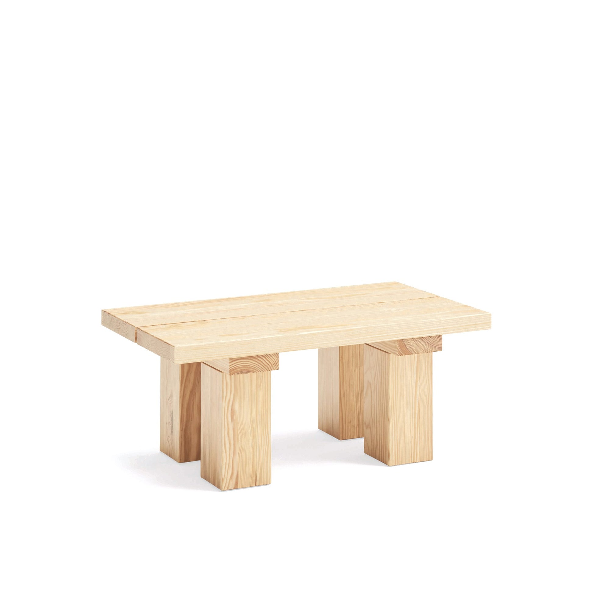 Mesa de Centro Banda en Pino Macizo | Teulat - Pino natural (extra 2)