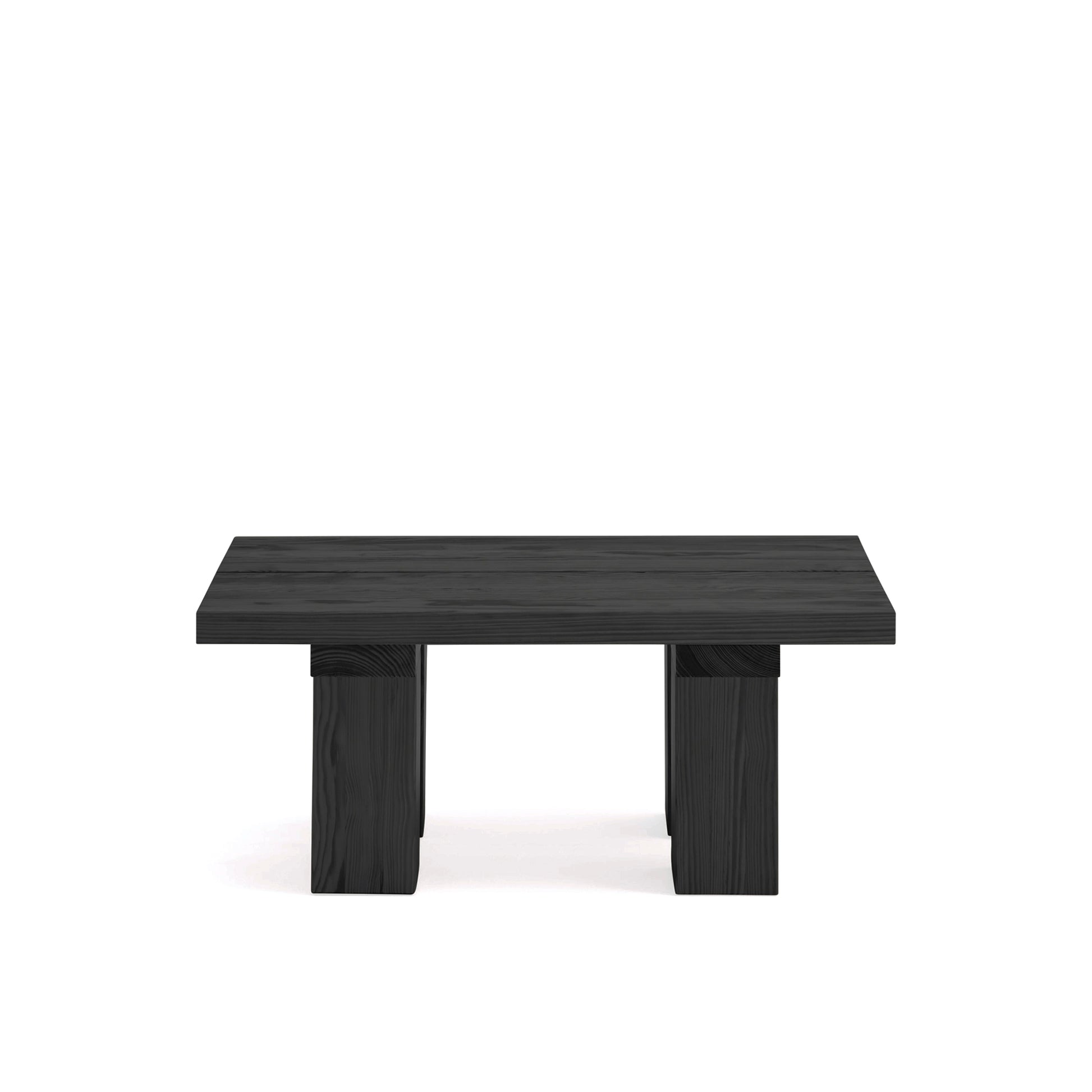 Mesa de Centro Banda en Pino Macizo | Teulat - Negro (vista extra)