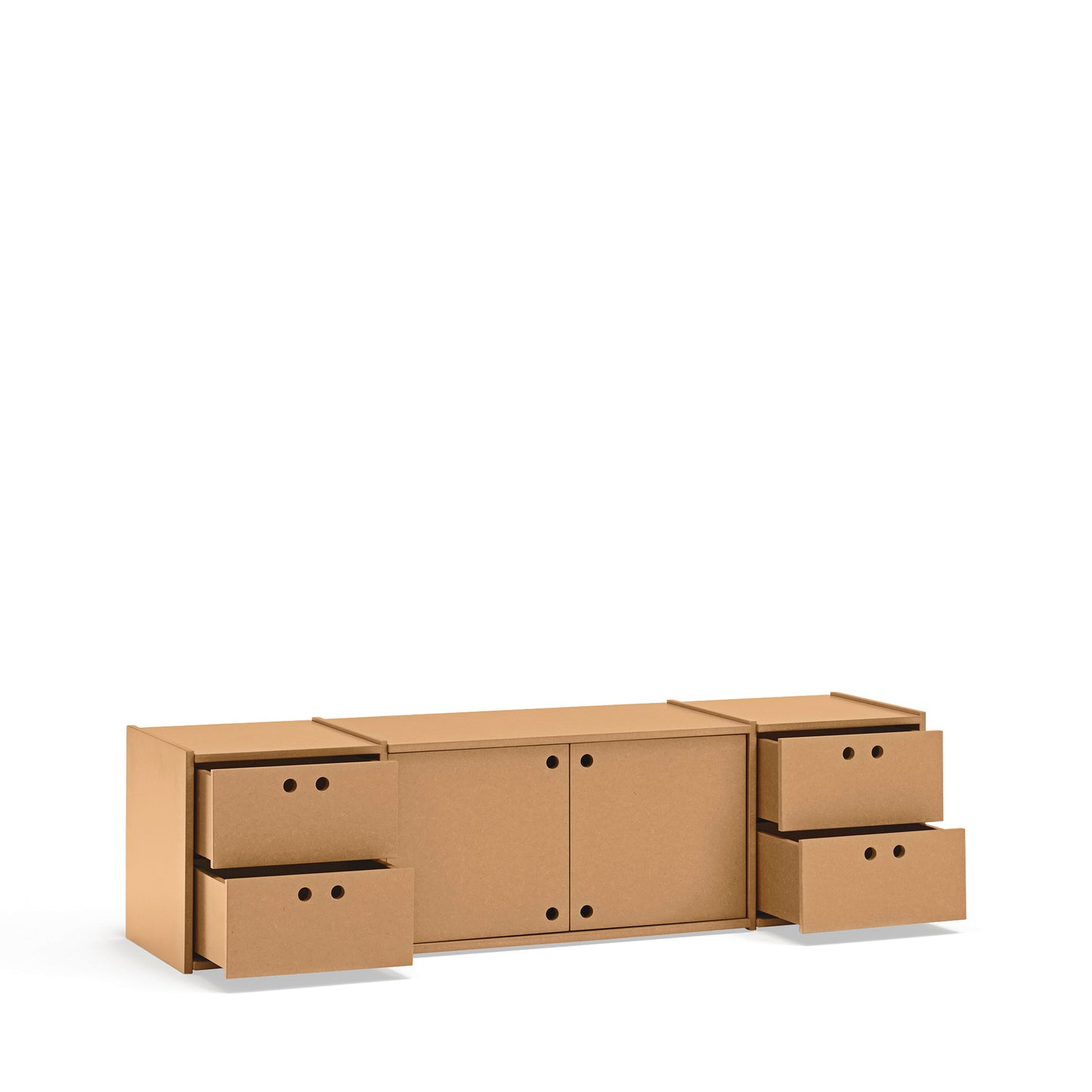 Mueble TV Wally LED configurable opcional - Detalles internos