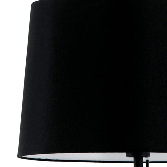 Lámpara de Pie de Salón Faro Volta Negro Mate 1xE27 en Arco - Detalle