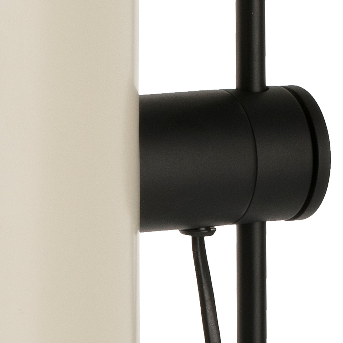 Lámpara de Sobremesa Faro Martinica Negro con Pantalla Negra 1xE27 - Detalle