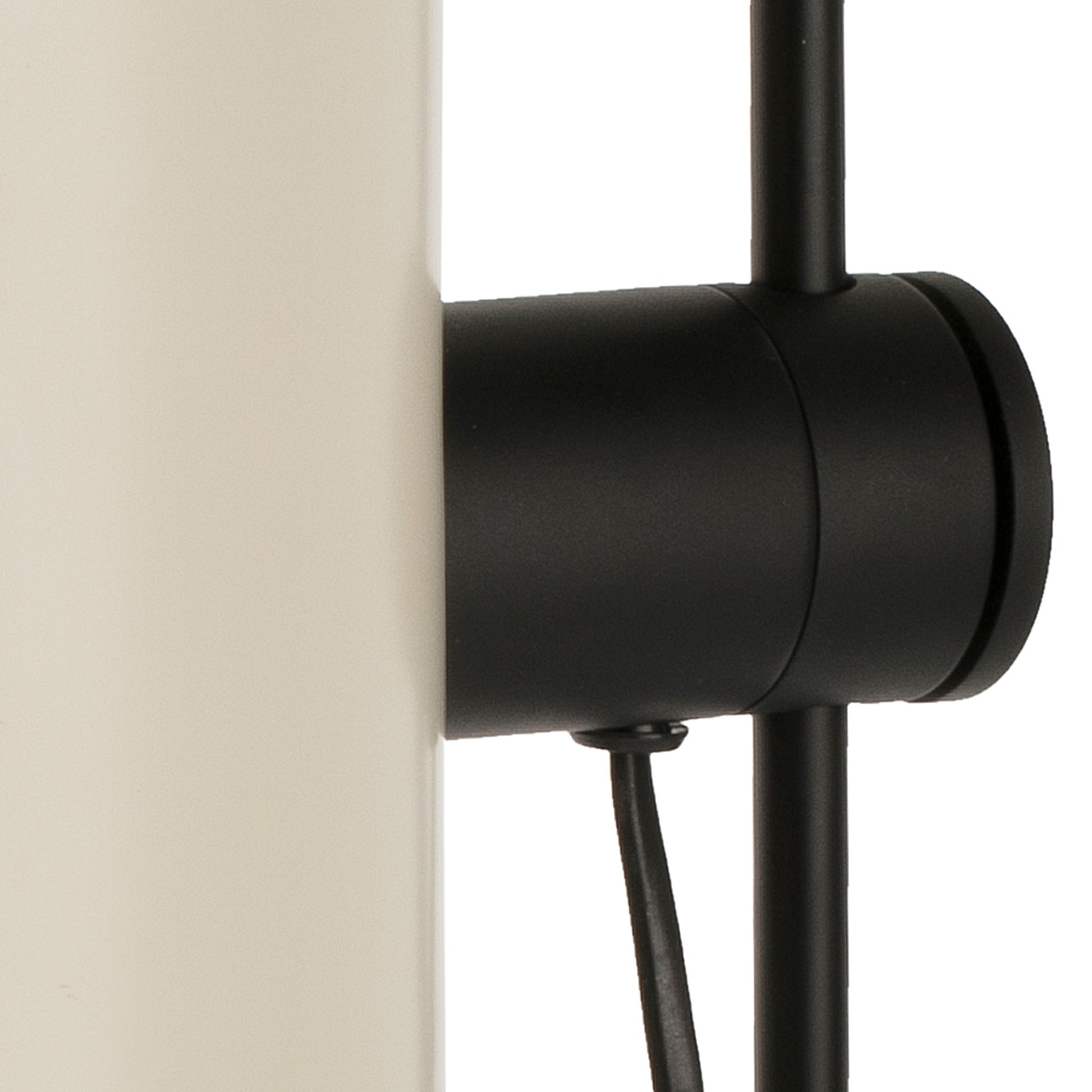 Lámpara de Sobremesa Faro Martinica Negro con Pantalla Negra 1xE27 - Detalle