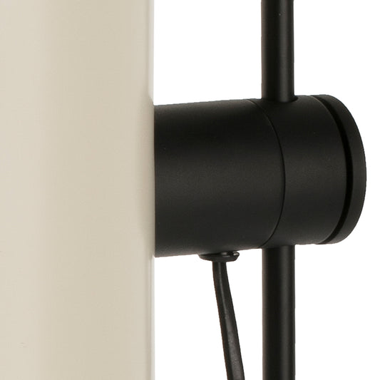 Lámpara de Sobremesa Faro Martinica Negro con Pantalla Negra 1xE27 - Detalle