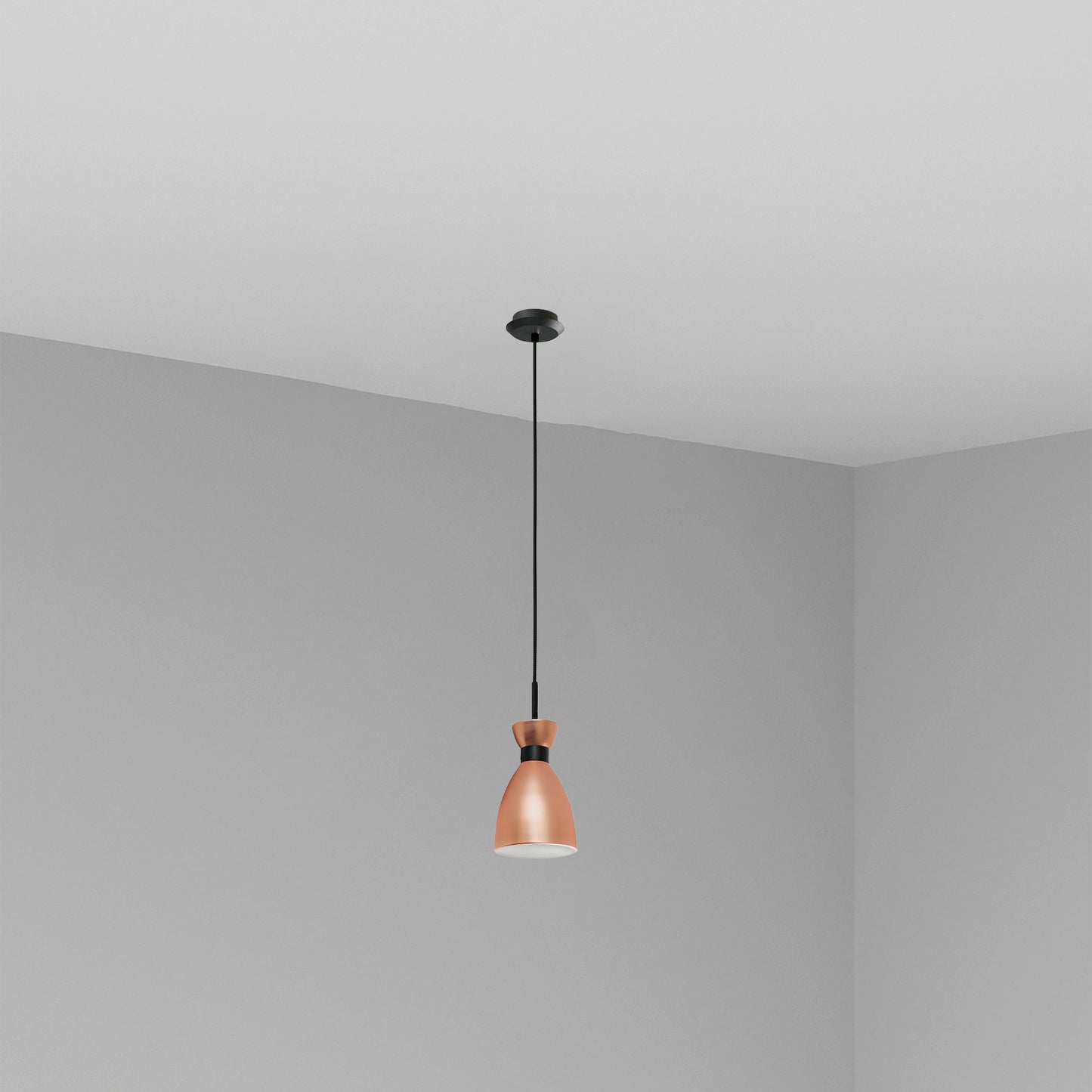 Lámpara Colgante Faro Retro Cobre Brillante 1xE14 - Ambiente