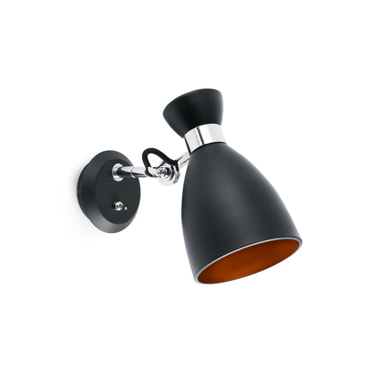 Aplique Retro Negro/Cobre E14 Max 20W | FARO Barcelona