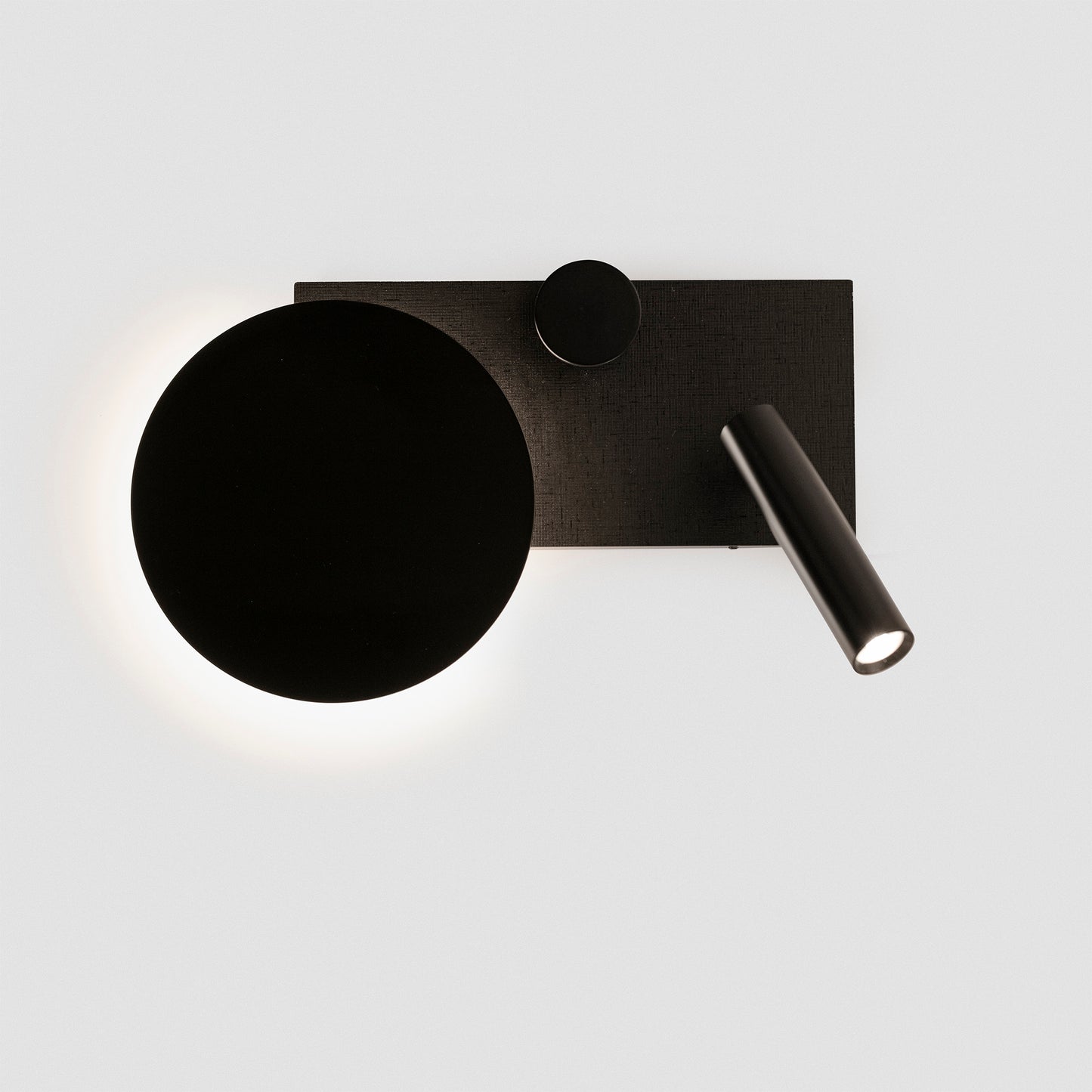 KLEE APLIQUE IZDO NEGRO LED10W LECTOR 3W 2700K