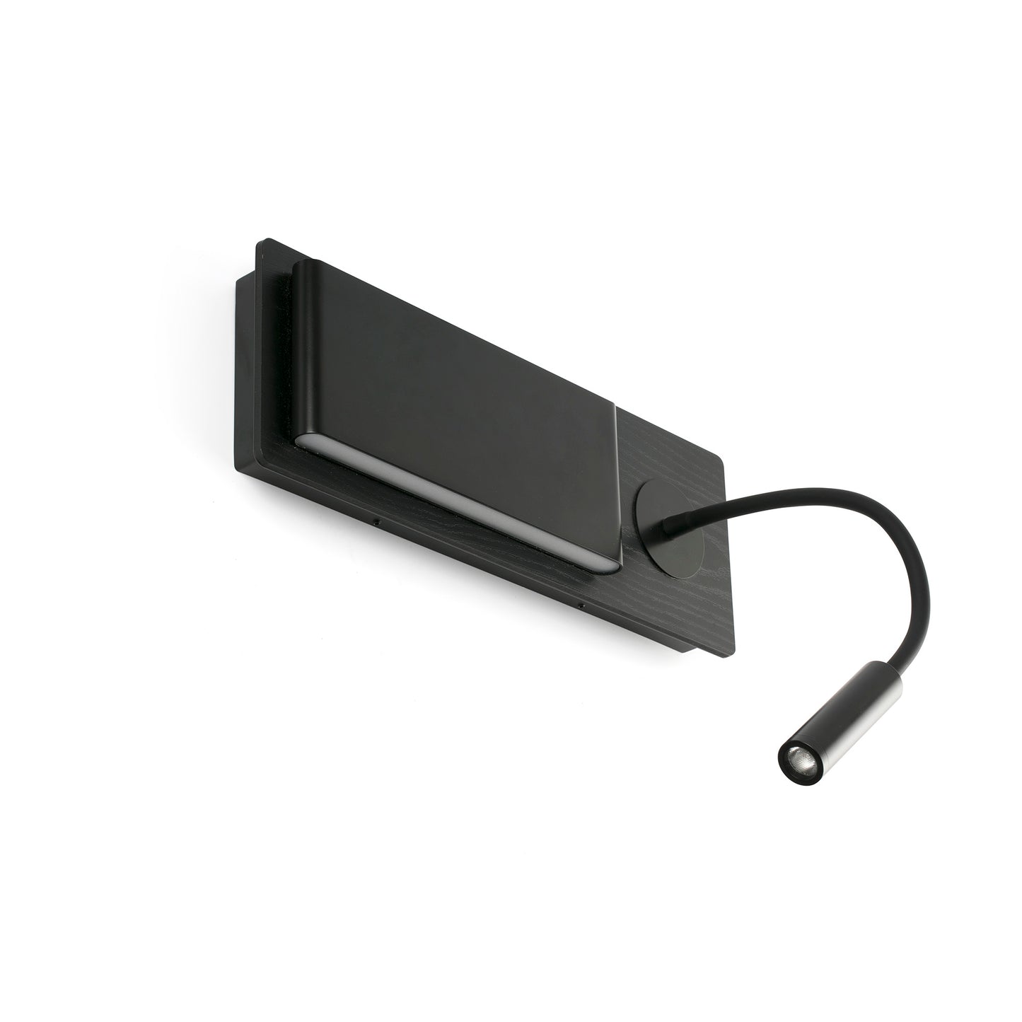 MOOD APLIQUE ROBLE/NEGRO LED 2x3W LECTOR 2W 3000K FARO