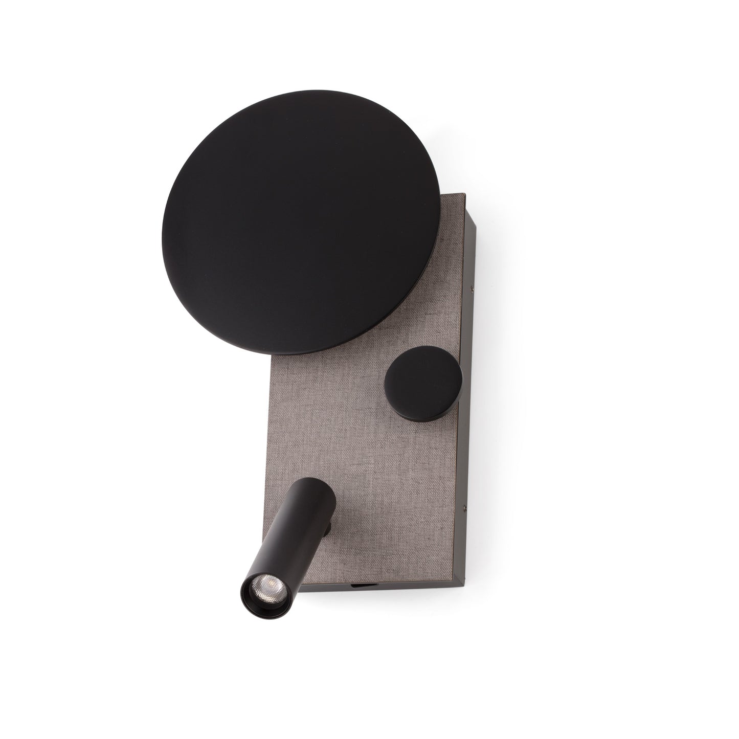 KLEE APLIQUE IZDO GRIS LED10W LECTOR 3W 2700K