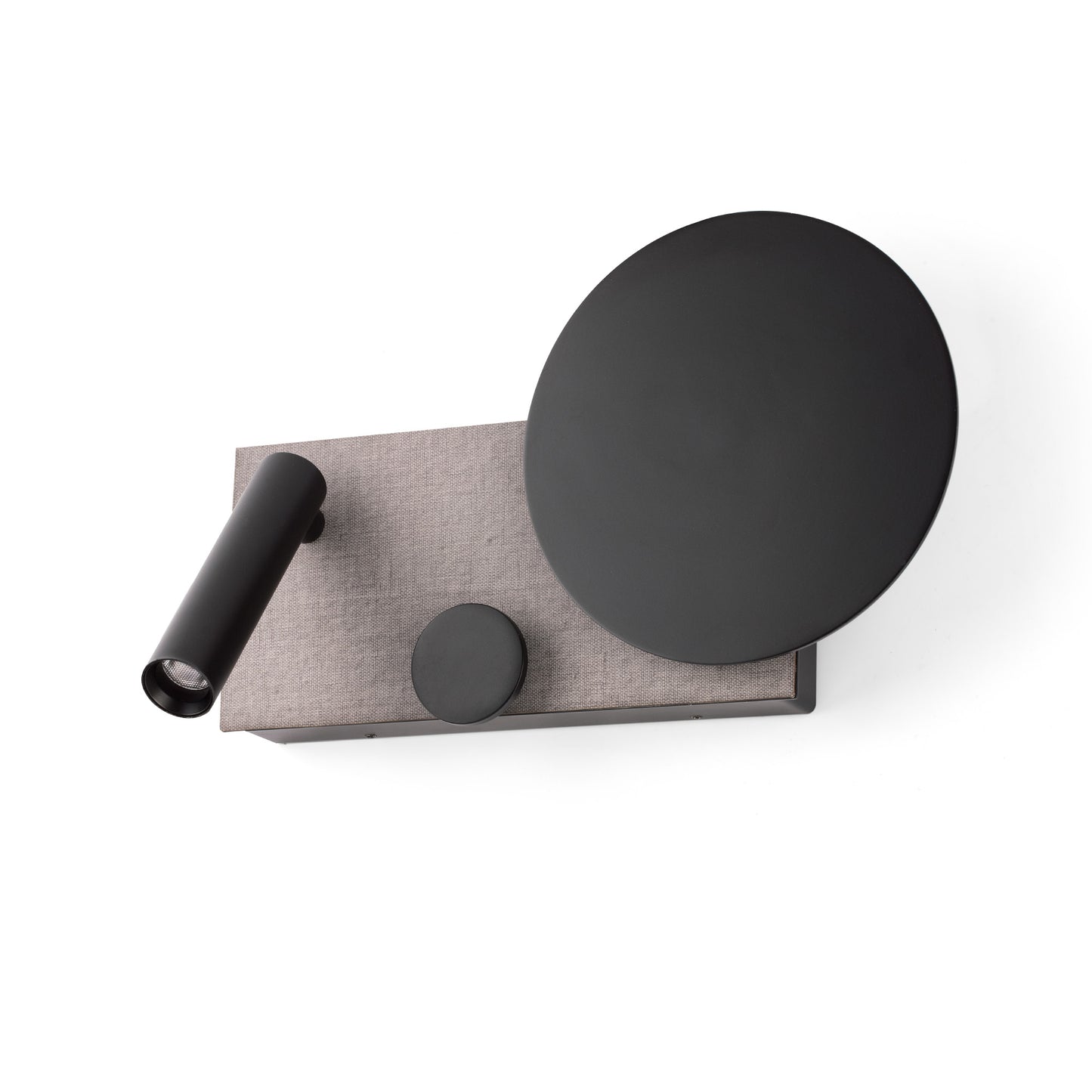 KLEE APLIQUE IZDO GRIS LED10W LECTOR 3W 2700K
