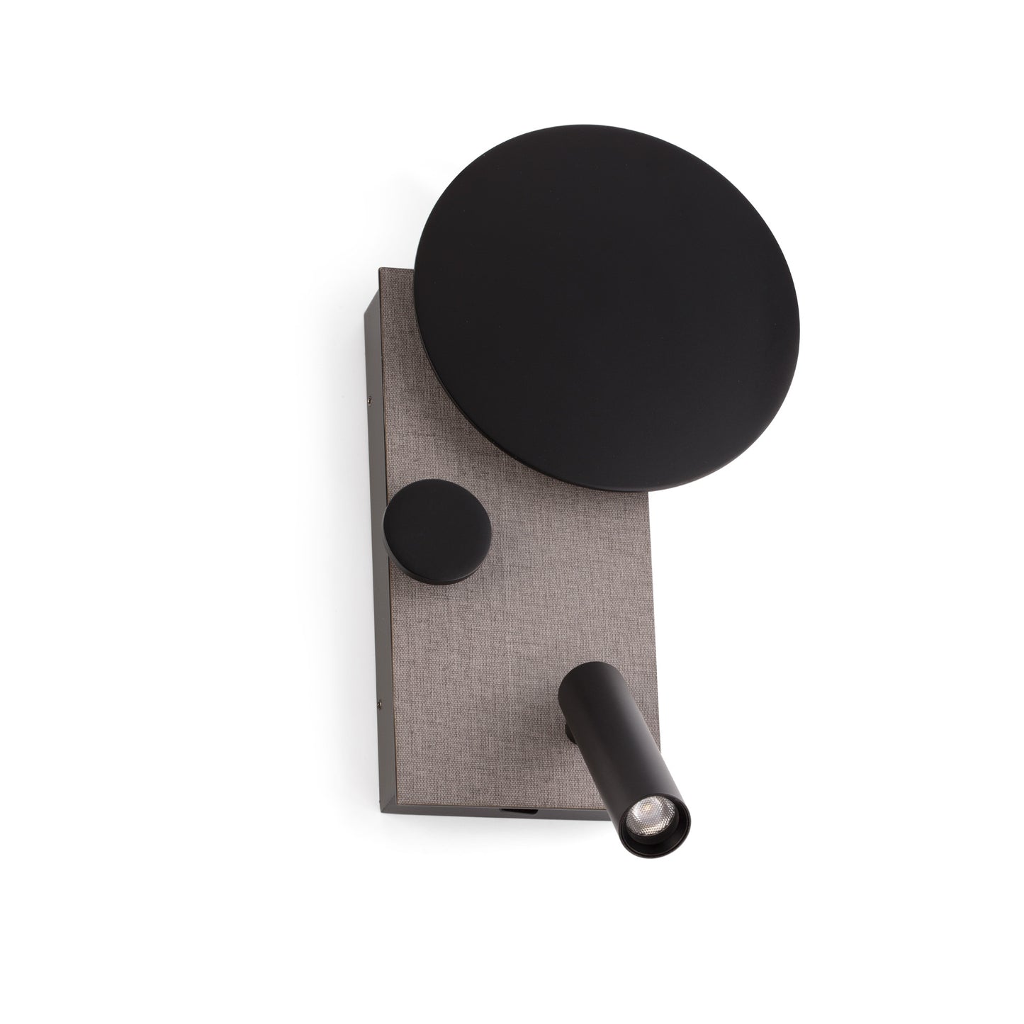 KLEE APLIQUE IZDO GRIS LED10W LECTOR 3W 2700K