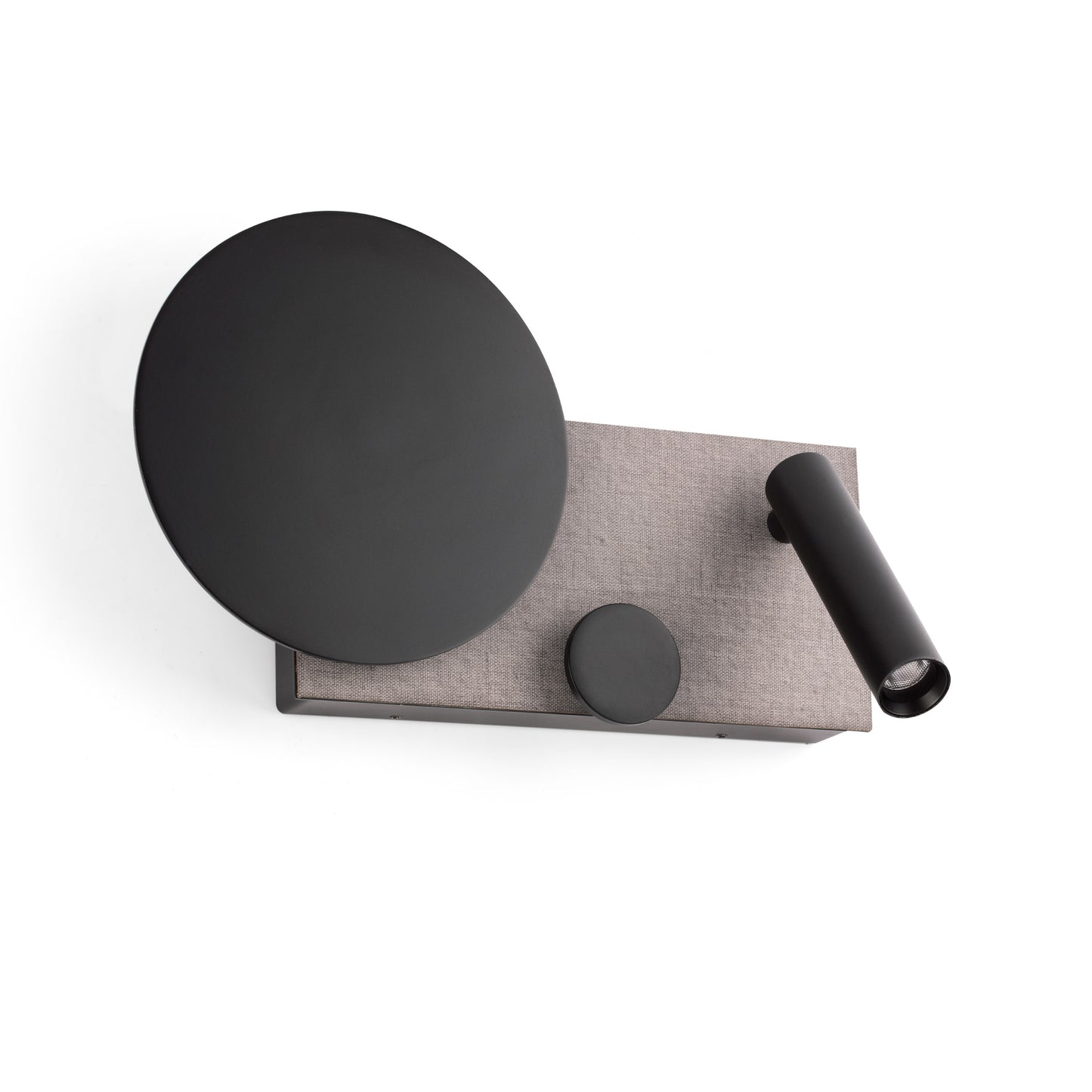 KLEE APLIQUE IZDO GRIS LED10W LECTOR 3W 2700K