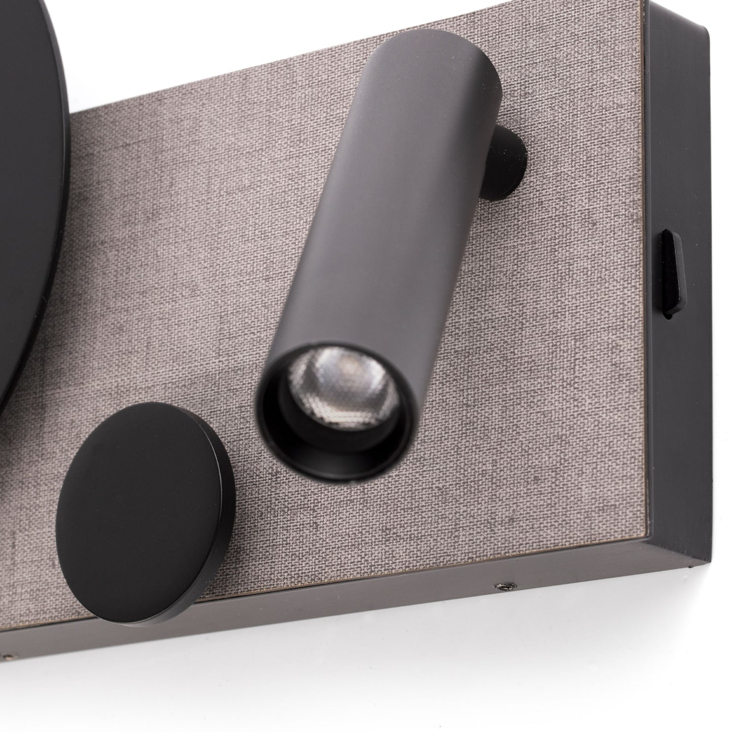 KLEE APLIQUE IZDO GRIS LED10W LECTOR 3W 2700K