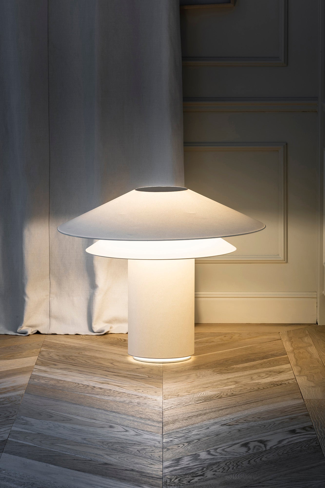 Lámpara de Sobremesa Faro Shan Cerámica Beige 1xE27 - Ambiente