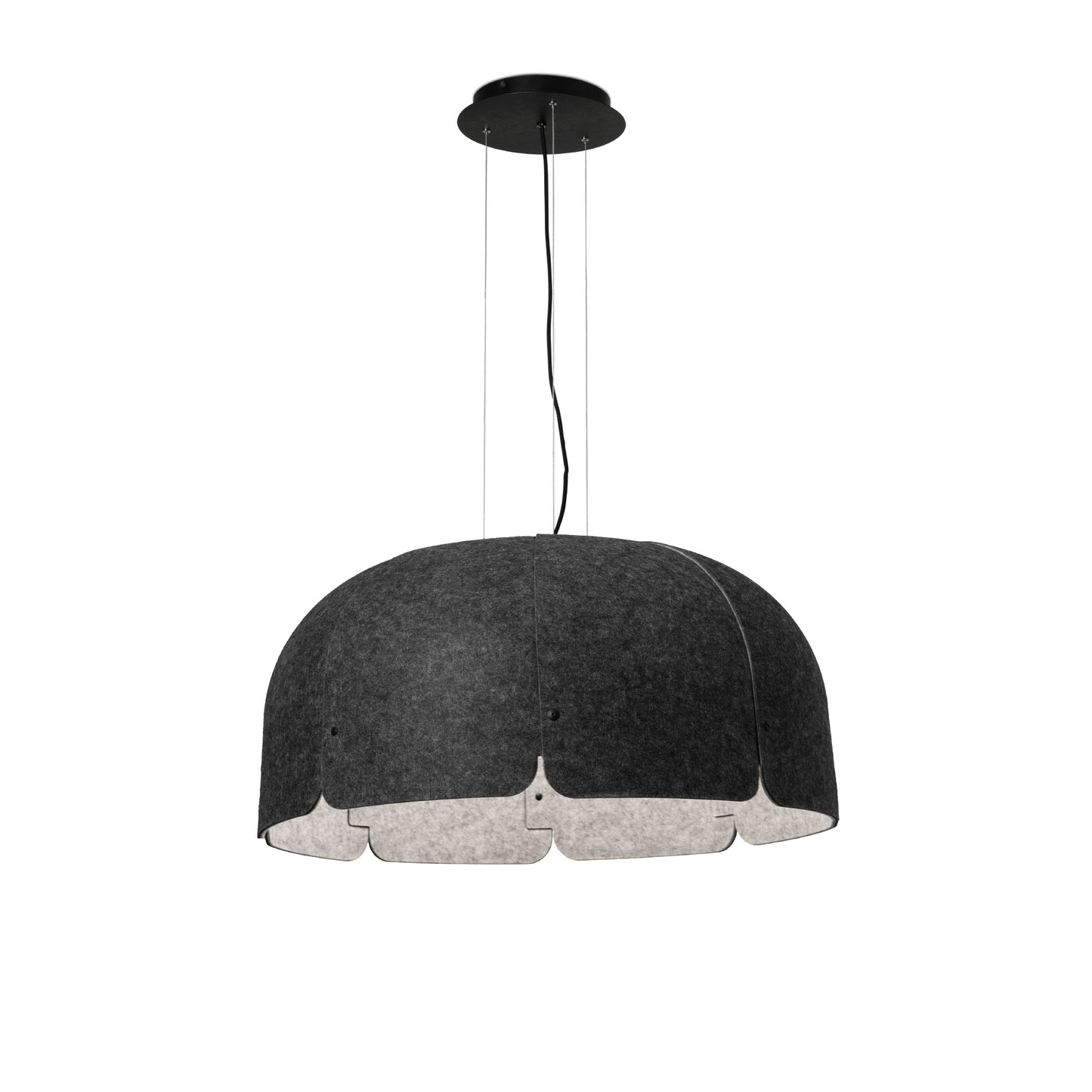 Lámpara Colgante Acústica Fonoabsorbente Faro MUTE Ø80cm Diseño Nahtrang LED 24W