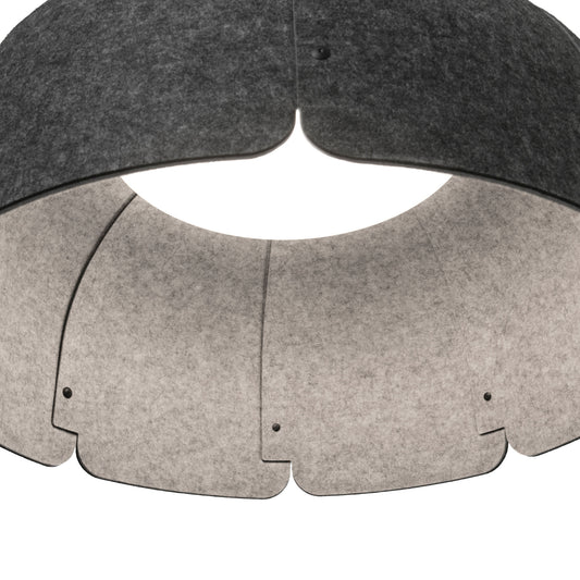Lámpara Colgante Acústica Fonoabsorbente Faro MUTE Ø80cm Diseño Nahtrang LED 24W