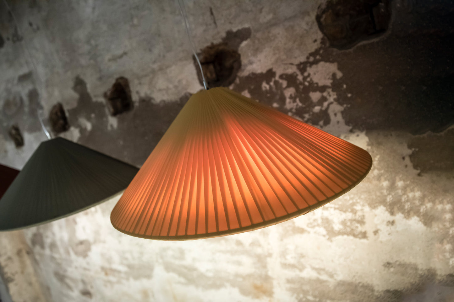 Lámpara Colgante Faro Saigon-In Ø70cm Blanco Marfil - Ambiente