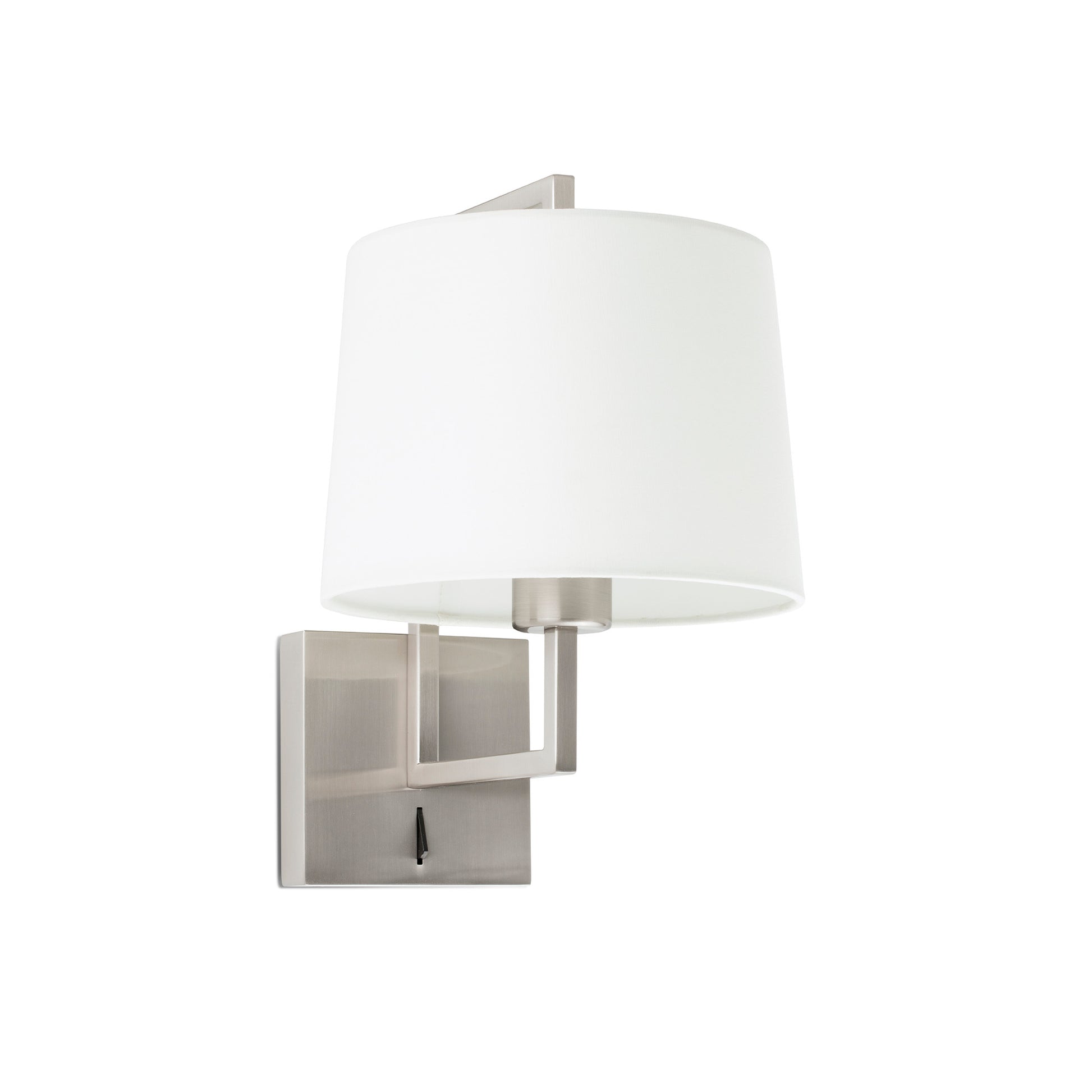 Aplique de Pared Faro Frame Níquel Mate con Pantalla Blanca - Foto Principal