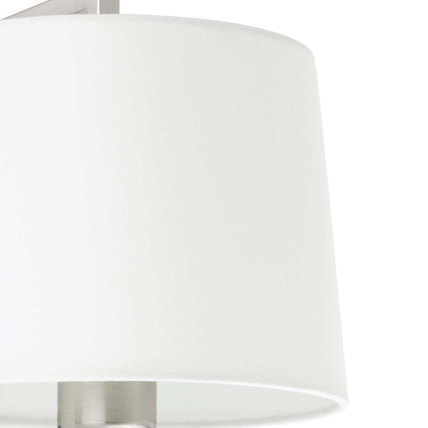 Aplique de Pared Faro Frame Níquel Mate con Pantalla Blanca - Detalle
