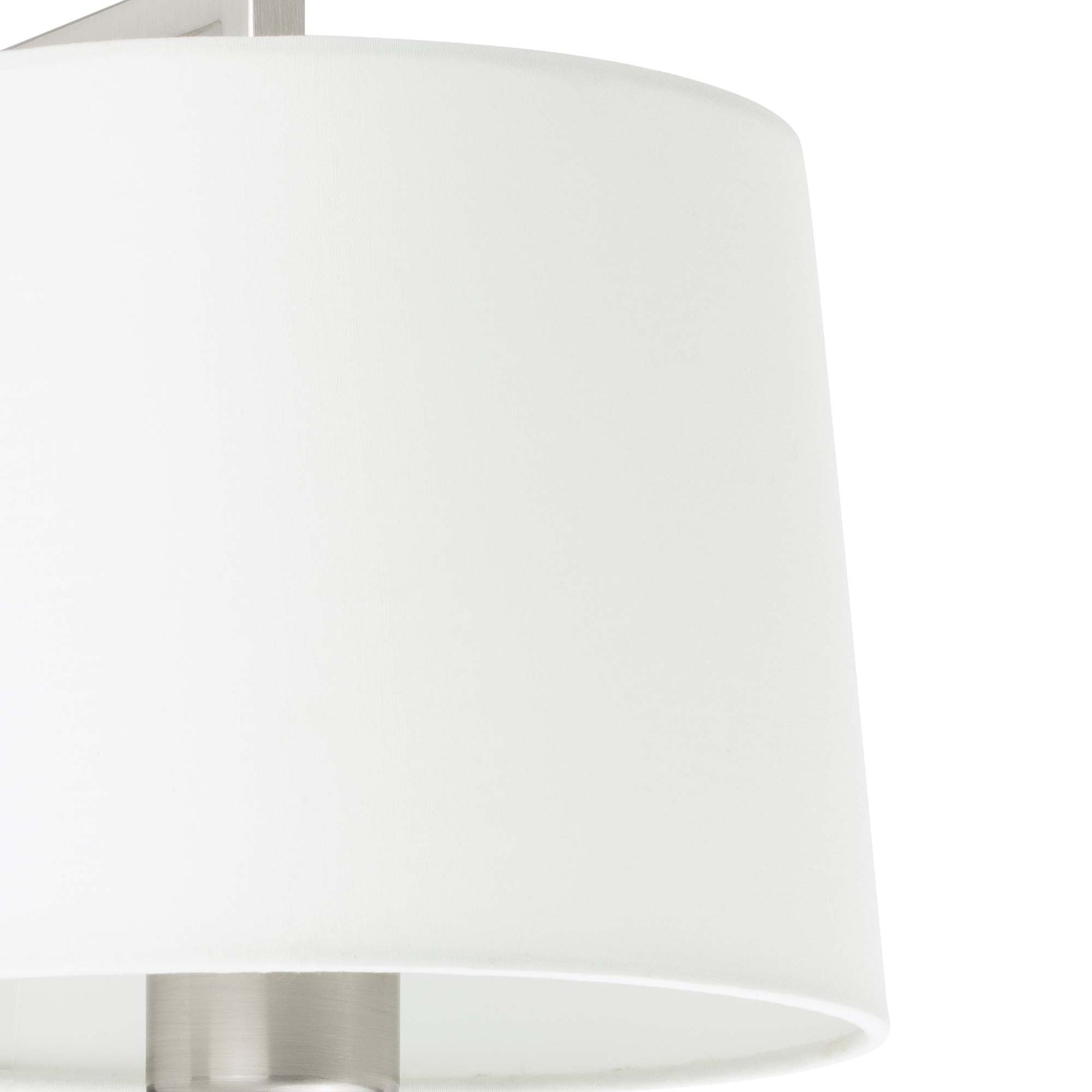 Aplique de Pared Faro Frame Níquel Mate con Pantalla Blanca - Detalle