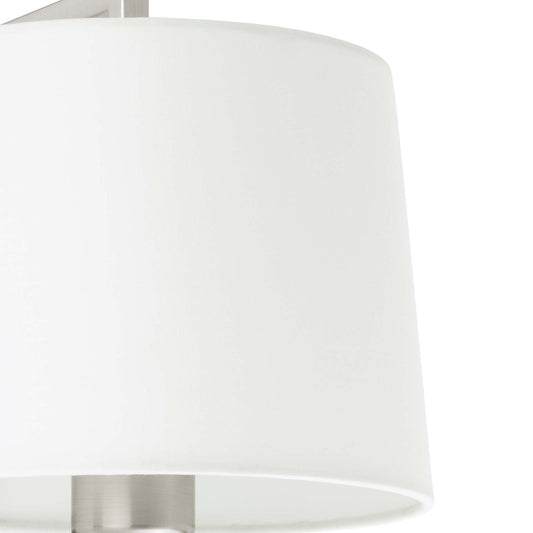 Aplique de Pared Faro Frame Níquel Mate con Pantalla Blanca - Detalle