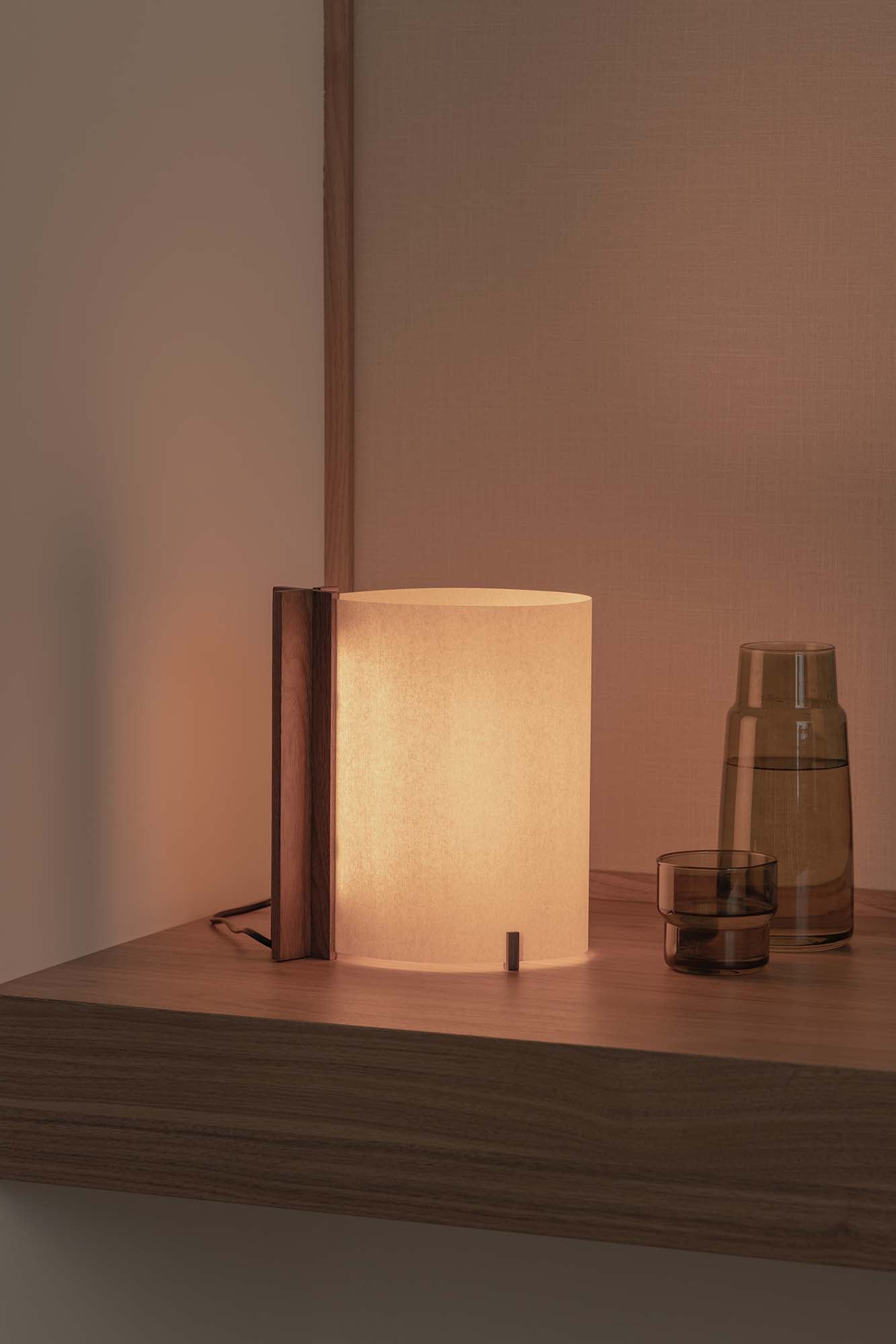 Lámpara de Sobremesa Faro CATA Madera Maciza Diseño Marina Milà LED 2W
