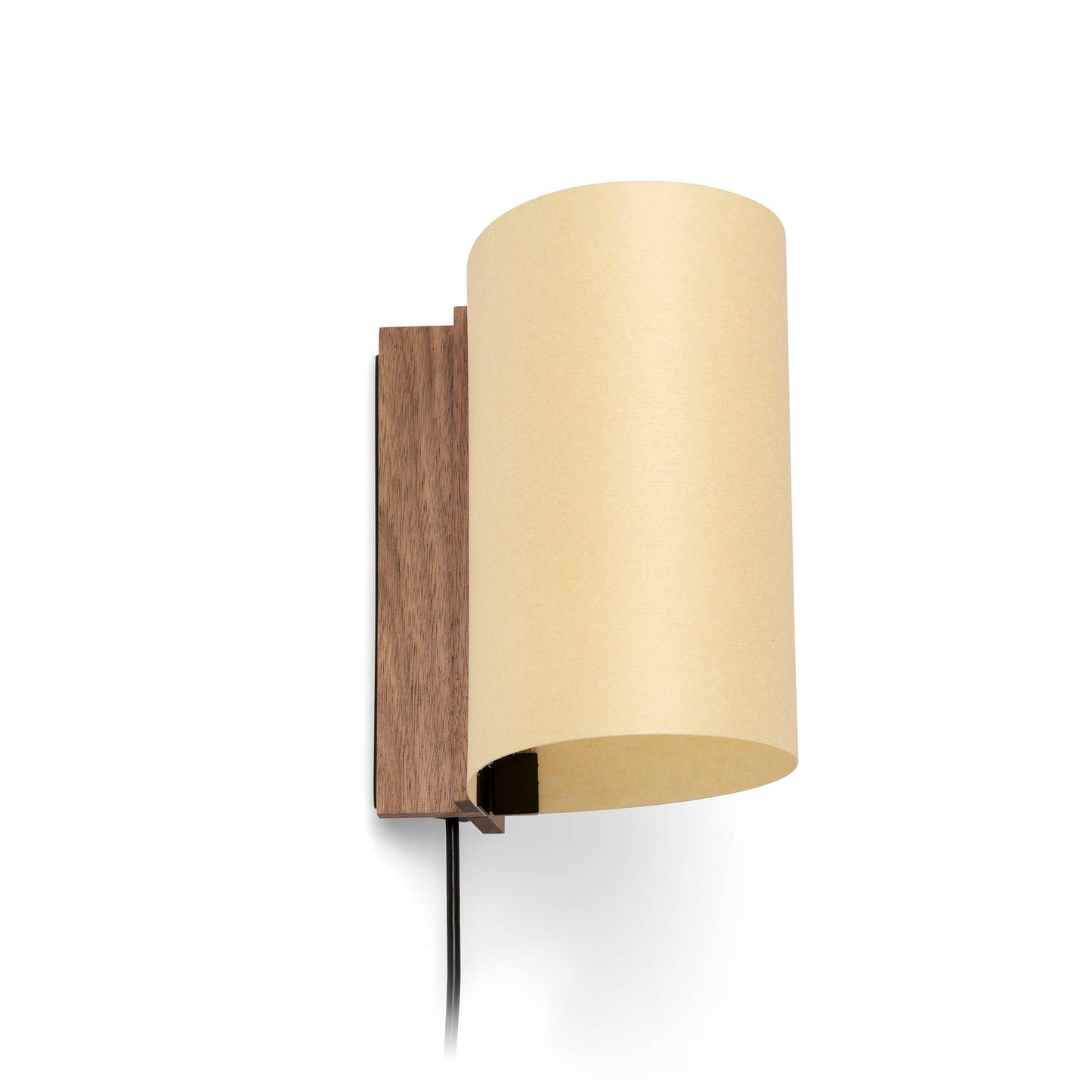 Lámpara de Sobremesa Faro CALMA Madera de Nogal y Vidrio Opal